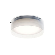 Studio 12" LED Flush Mount, Polished Chrome Finish
