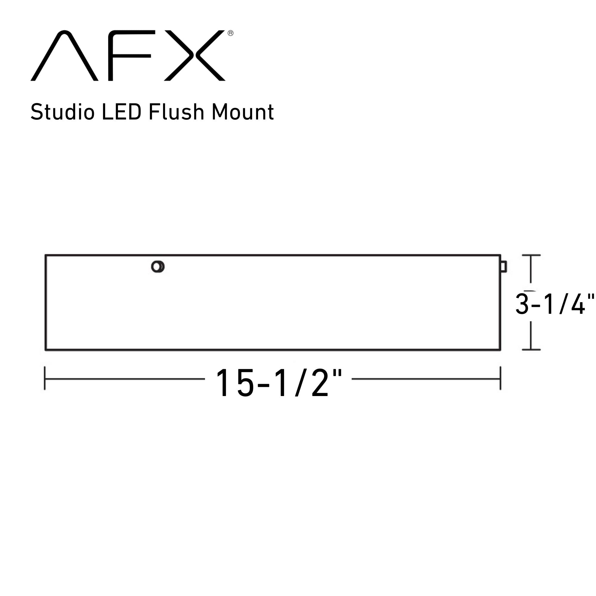 Studio 16" LED Flush Mount, Satin Brass Finish