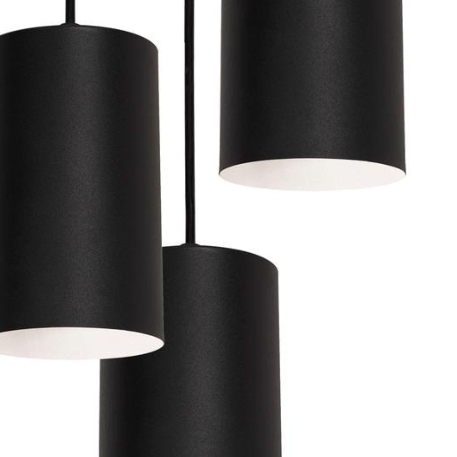 Tyke 18" 3-Light Pendant, Black Finish - Bees Lighting