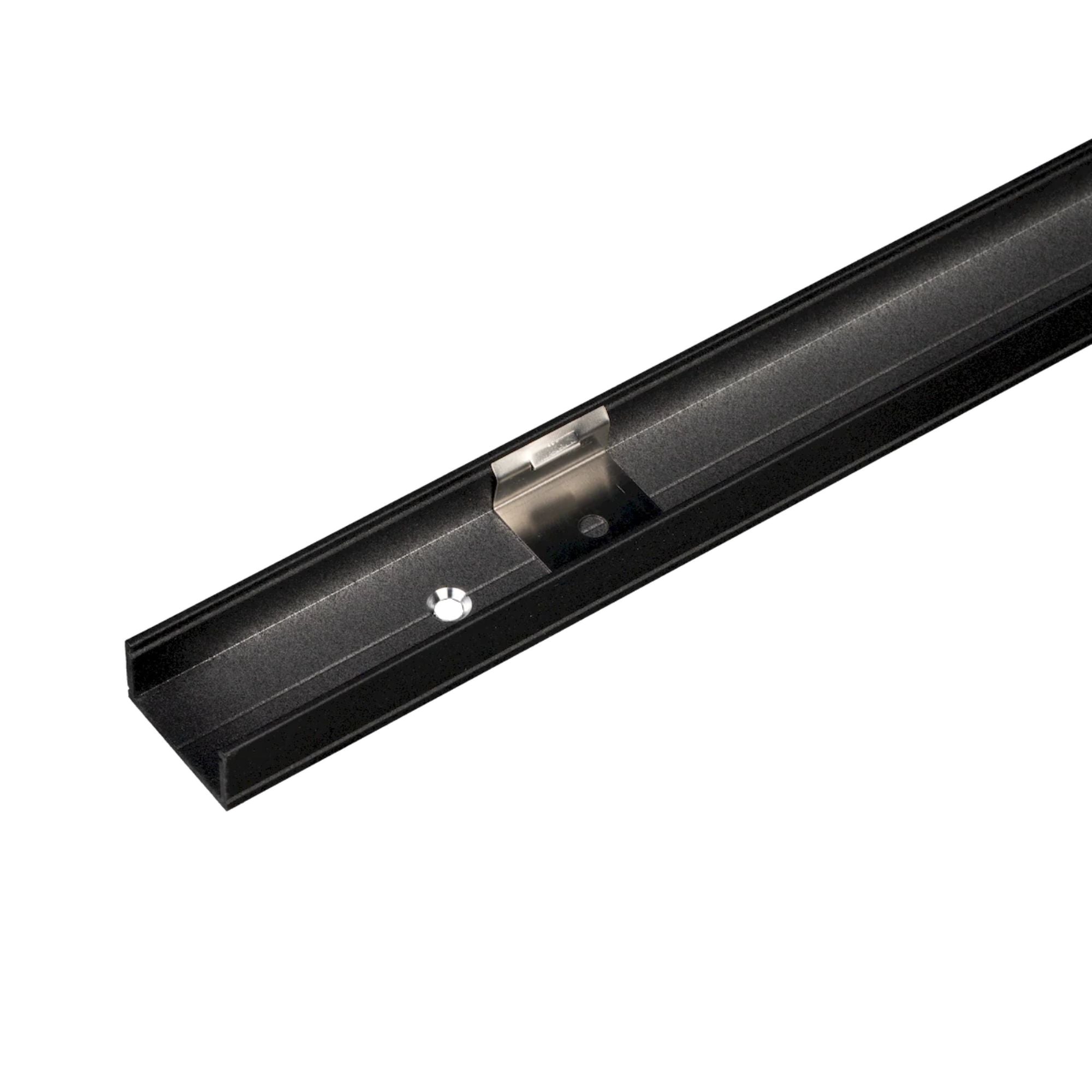 American Lighting - Hybrid 3 RGBW 4ft Deep Aluminum Mounting Channel with Lens, Black Finish | Bees Lighting