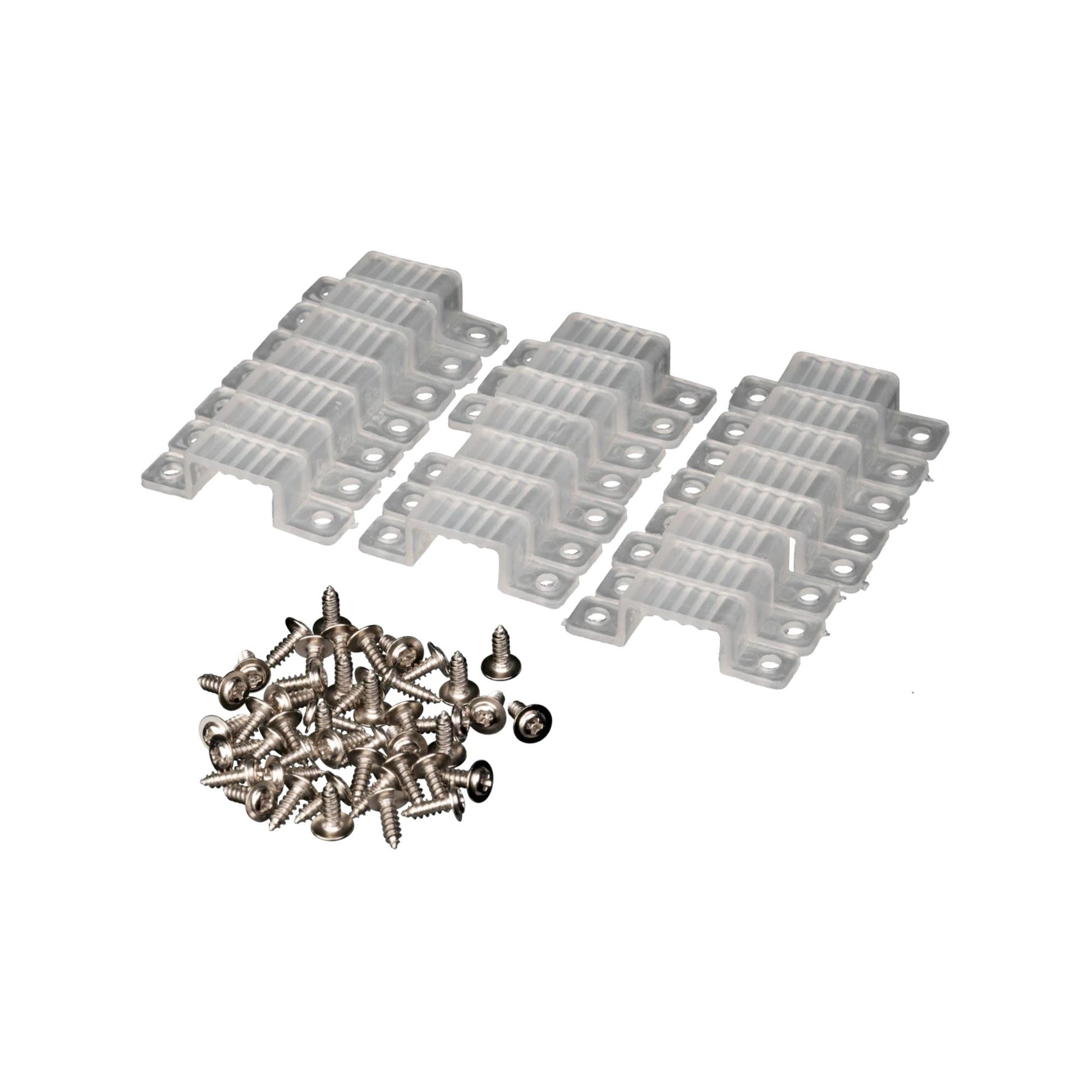 American Lighting - Hybrid 3 Single Color Saddle Mounting Clips, Bag of 22 | Bees Lighting