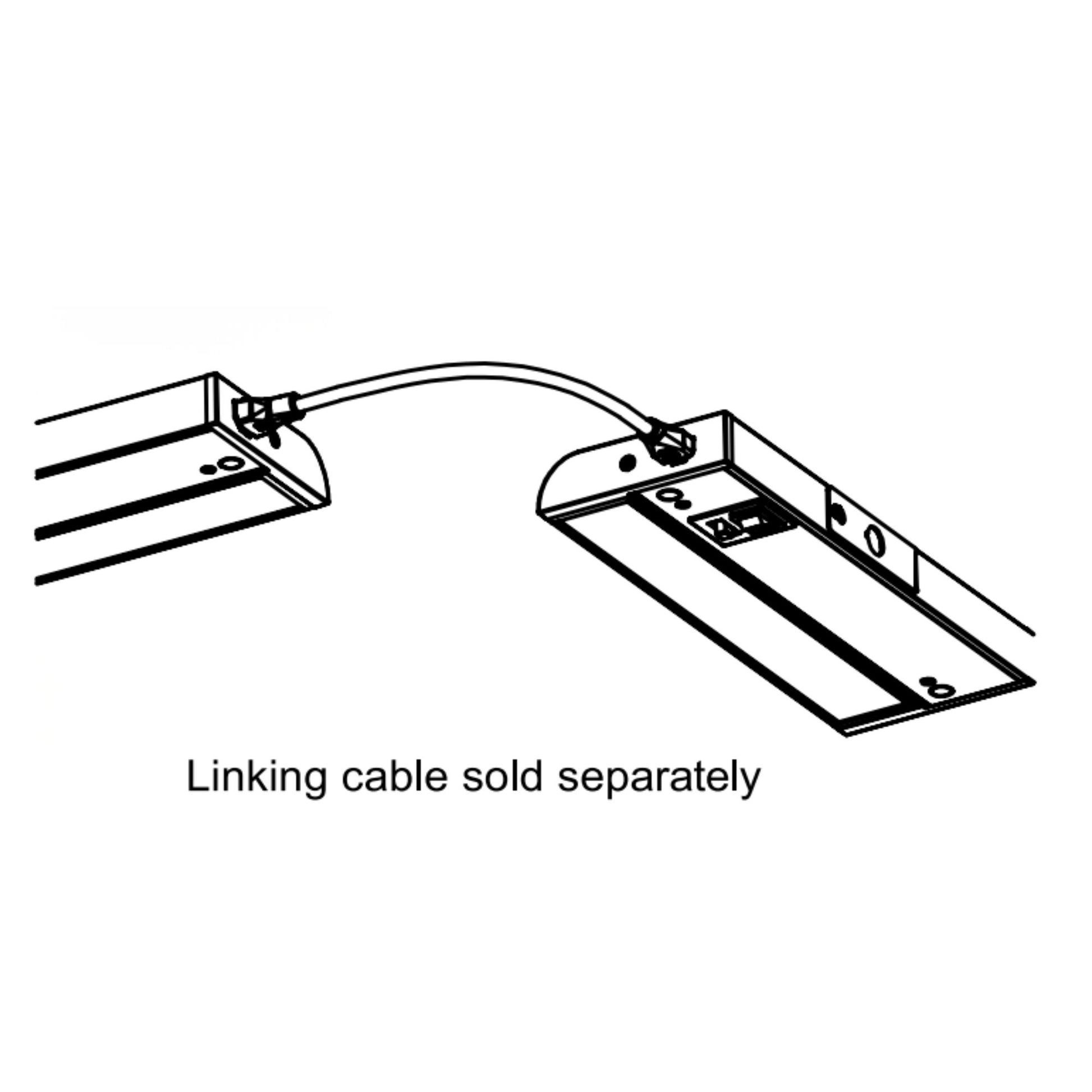 American Lighting - LED 5 Complete Undercabinet 12in. Linking Cable, Black | Bees Lighting