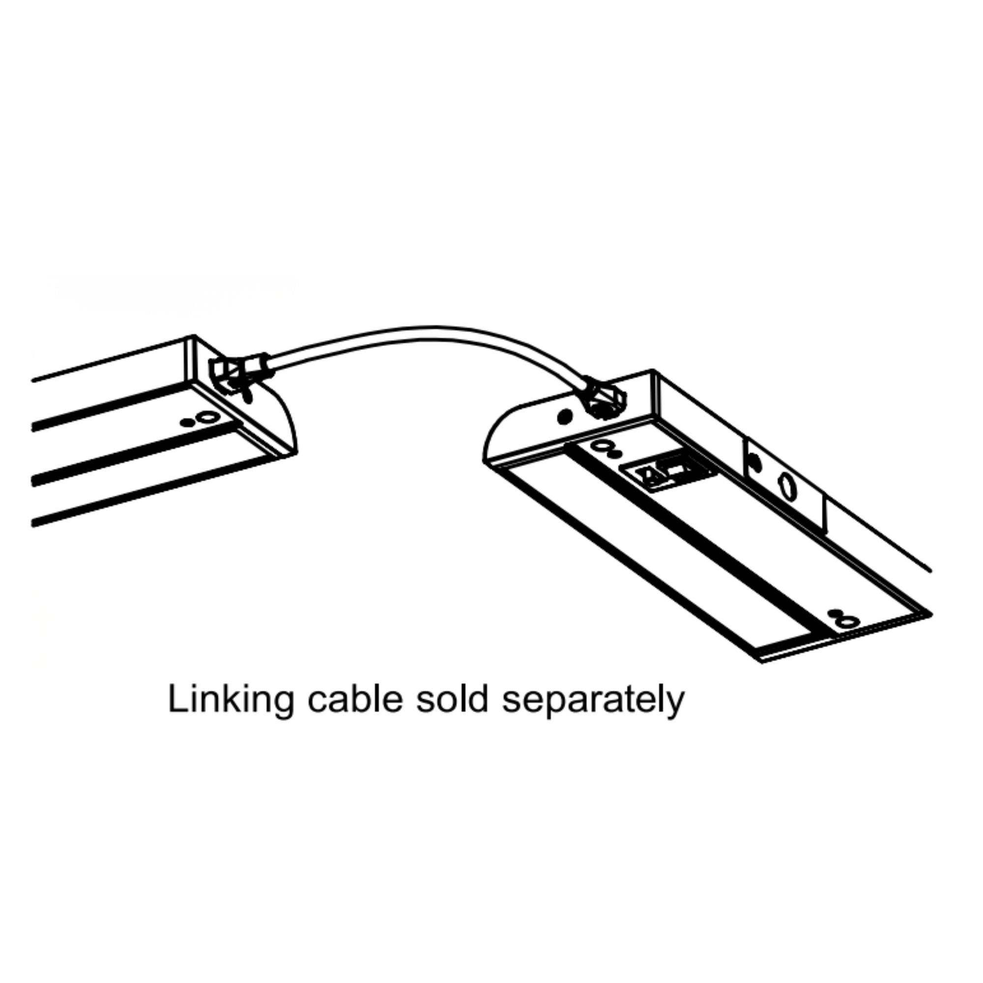 American Lighting - LED 5 Complete Undercabinet 6in. Linking Cable, White | Bees Lighting