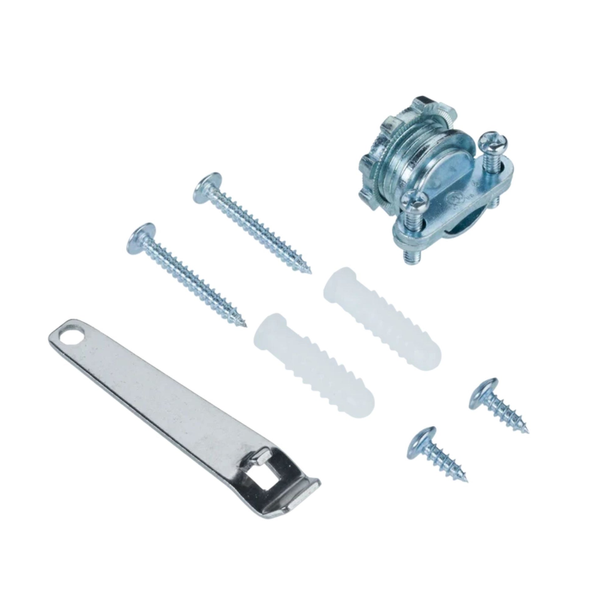 American Lighting - Atom 10" Under Cabinet Power Strip with 2 Receptacles, White | Bees Lighting