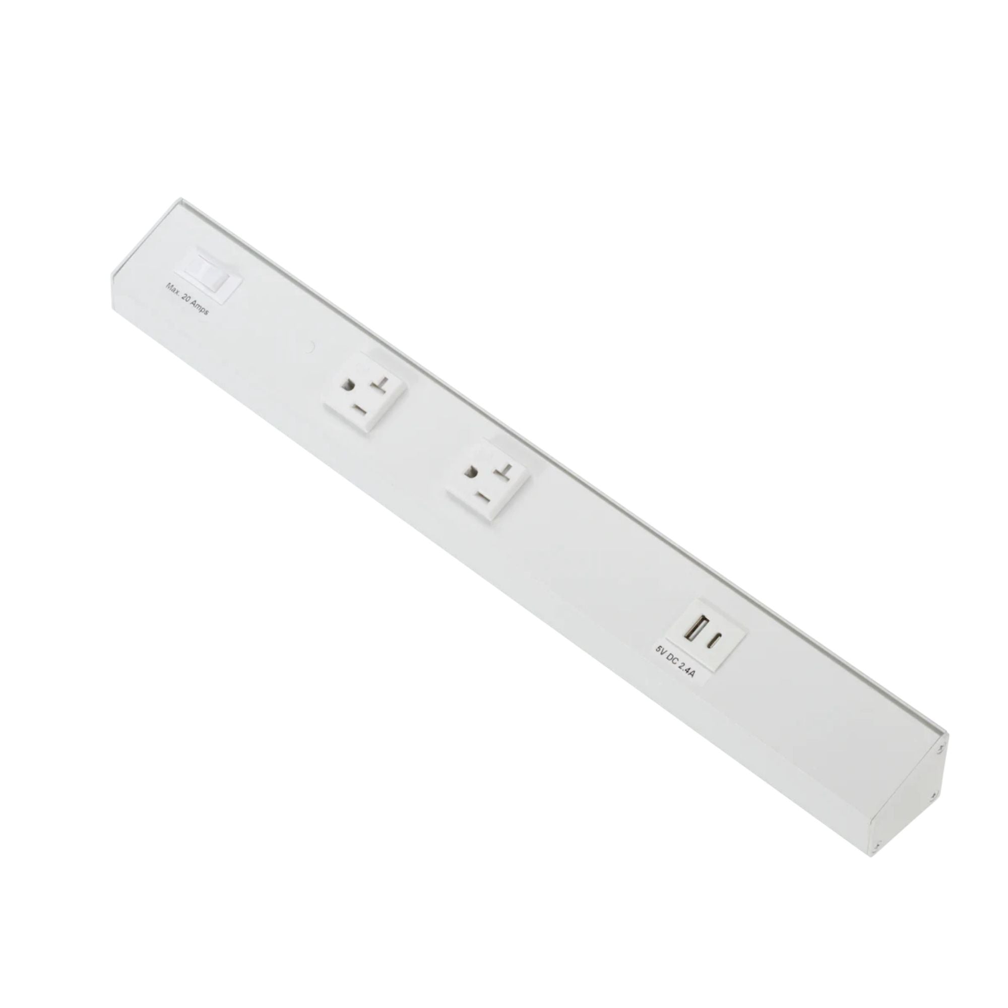 American Lighting Atom Power Strip | 120V AC, USB-A/C