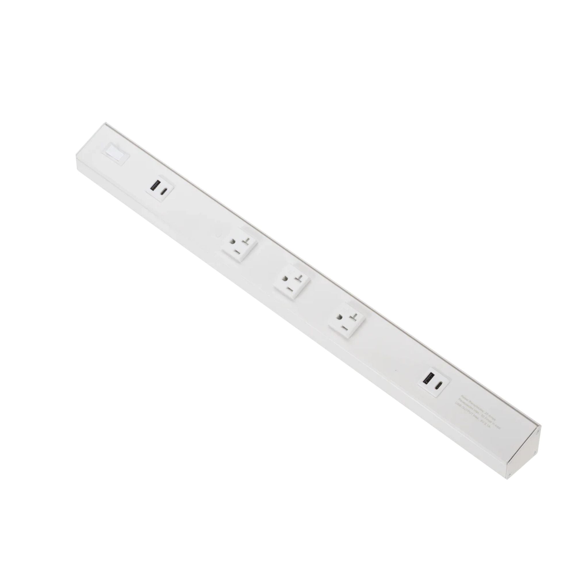 American Lighting Atom Power Strip | 120V AC, USB-A/C