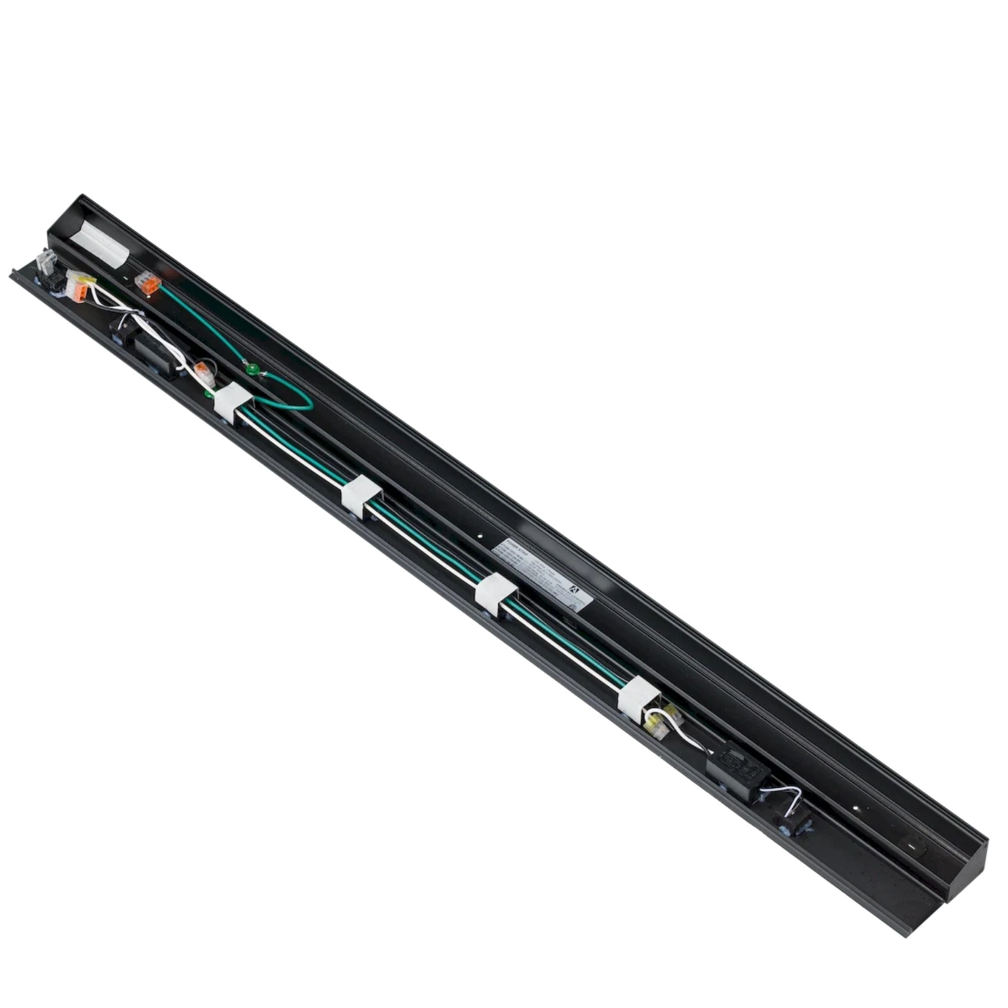 American Lighting - Atom 40" Under Cabinet Power Strip with 4 Receptacles and USB Ports, Black | Bees Lighting