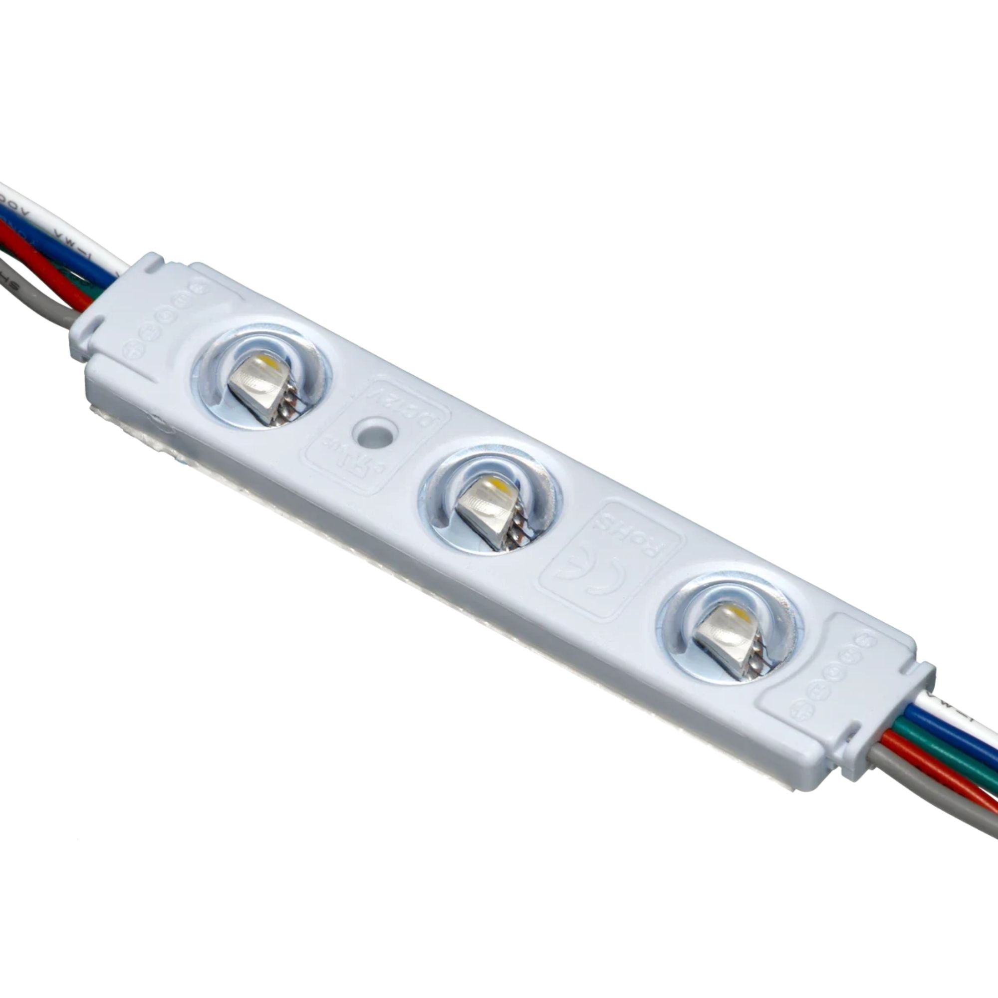 RGBW LED Channel Ray Modules - Color Changing, 143.18" String, 20 Modules, IP65 Rated