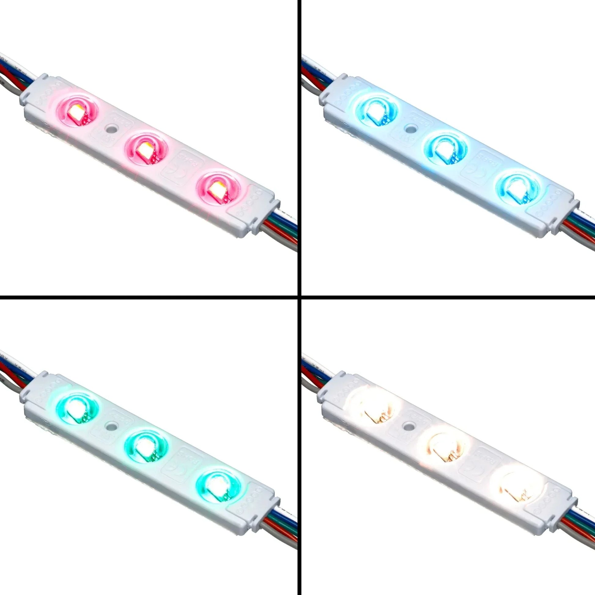 American Lighting - RGBW LED Channel Ray Modules - Color Changing, 143.18" String, 20 Modules, IP65 Rated | Bees Lighting