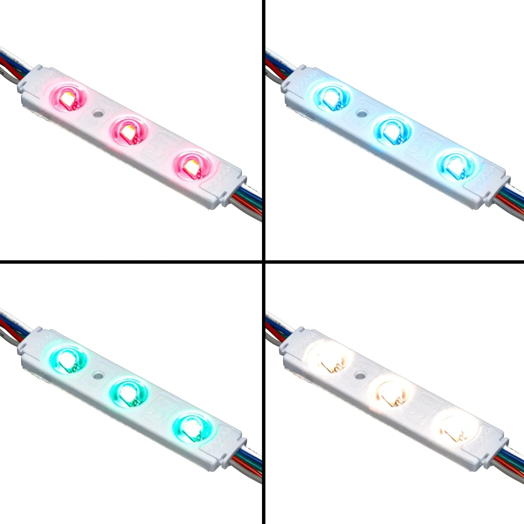American Lighting - RGBW LED Channel Ray Modules - Color Changing, 143.18" String, 20 Modules, IP65 Rated | Bees Lighting