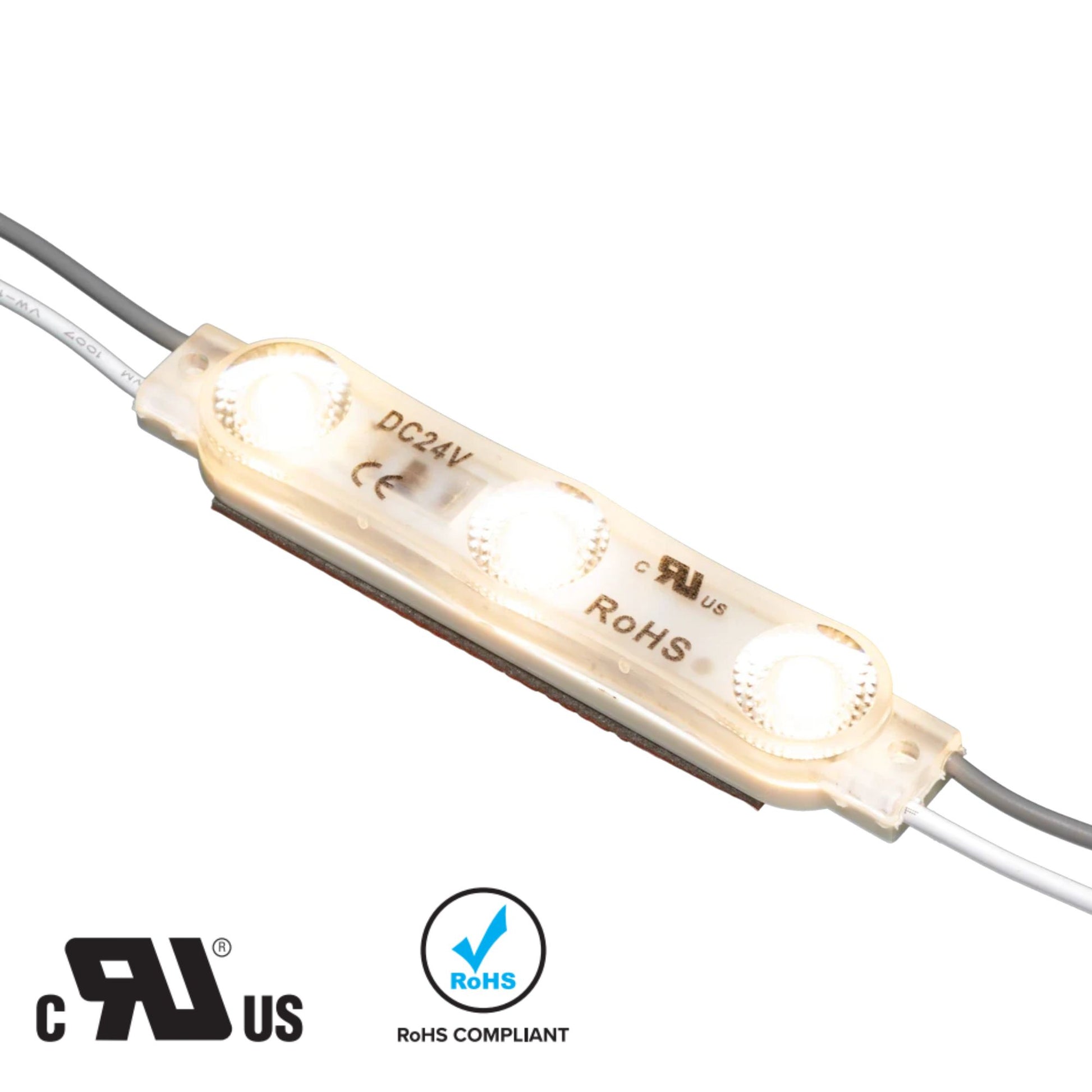 American Lighting - Static White LED Channel Ray Modules - 3000K, 170" String, 20 Modules, IP66 Rated | Bees Lighting
