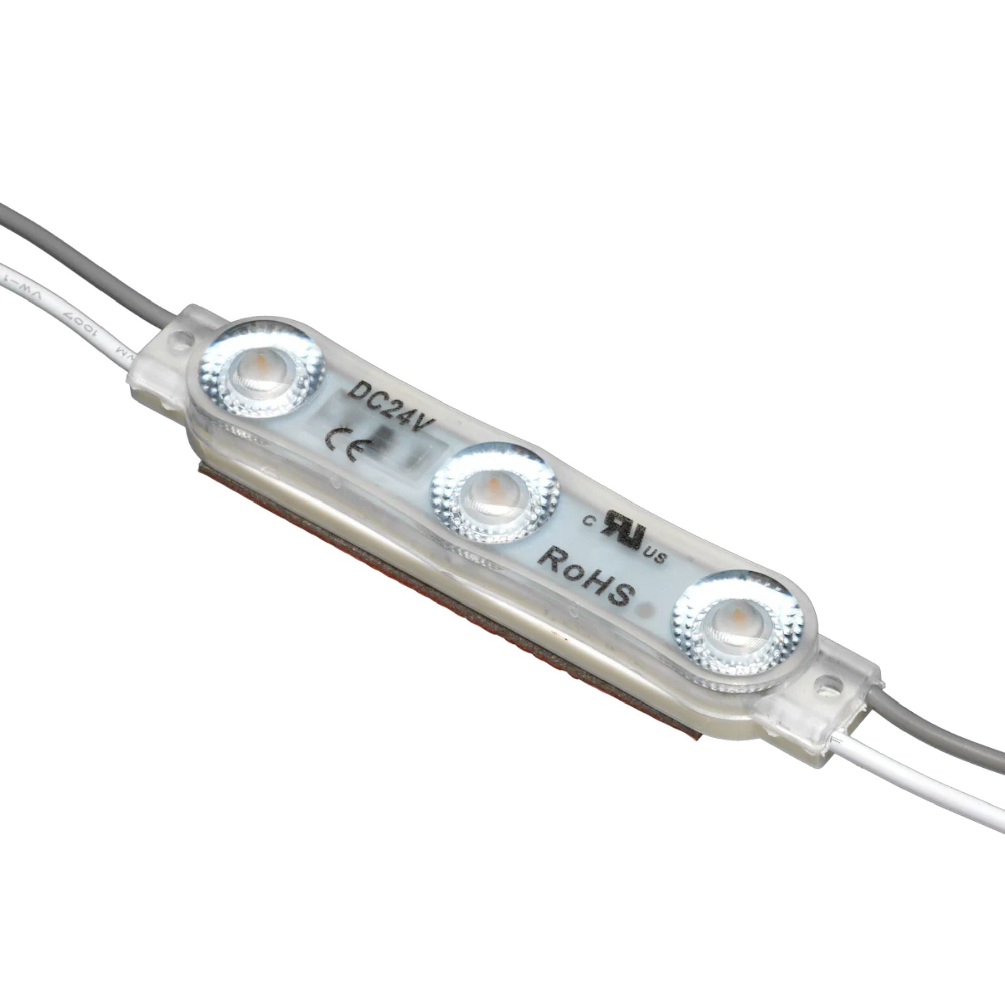 Static White LED Channel Ray Modules - 6000K, 170" String, 20 Modules, IP66 Rated