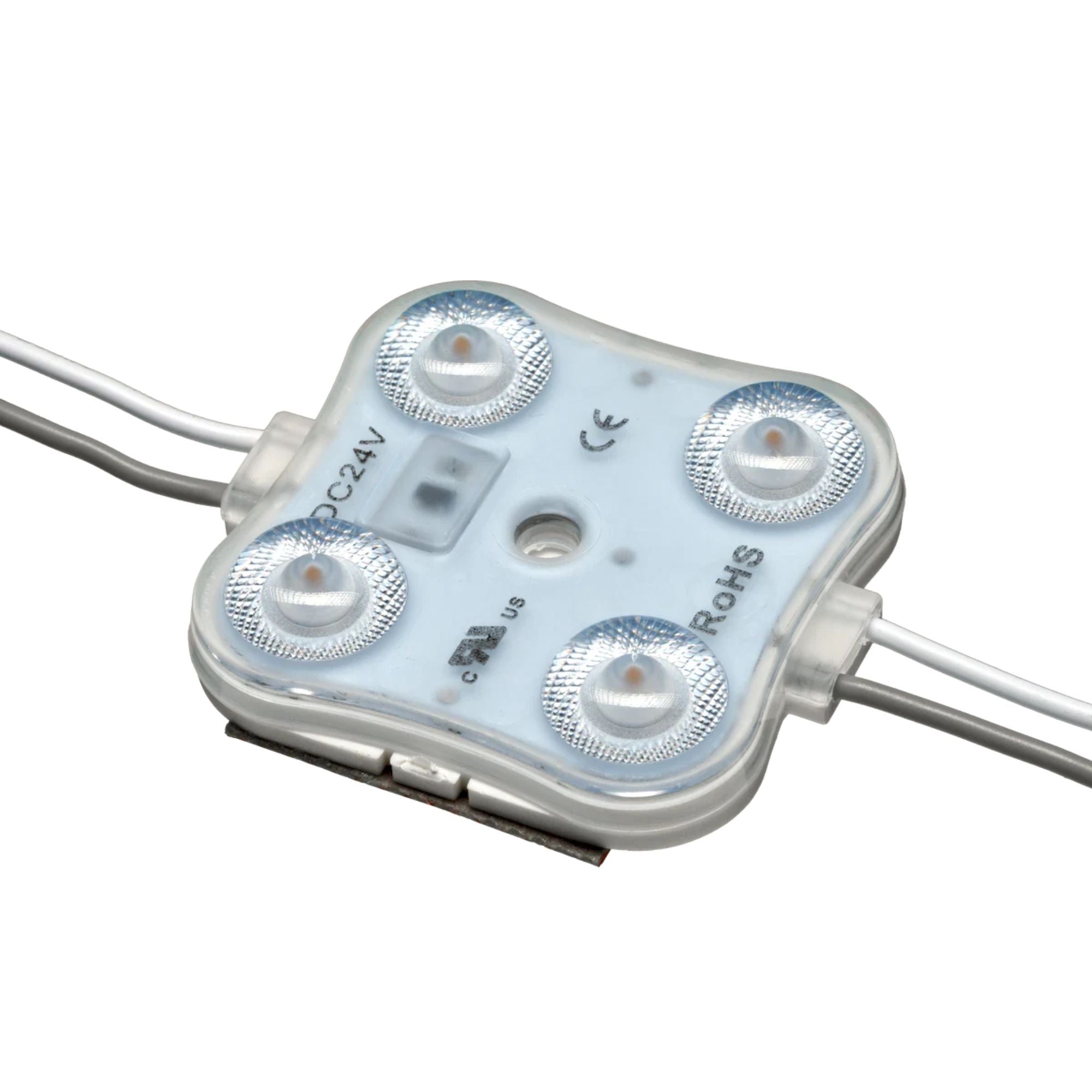 Static White LED Channel Ray Modules - 3000K, 167" String, 20 Modules, IP66 Rated