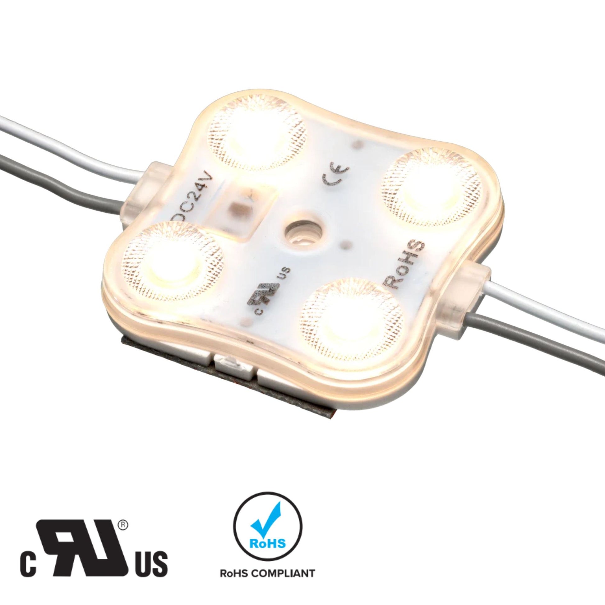 American Lighting - Static White LED Channel Ray Modules - 6000K, 167" String, 20 Modules, IP66 Rated | Bees Lighting