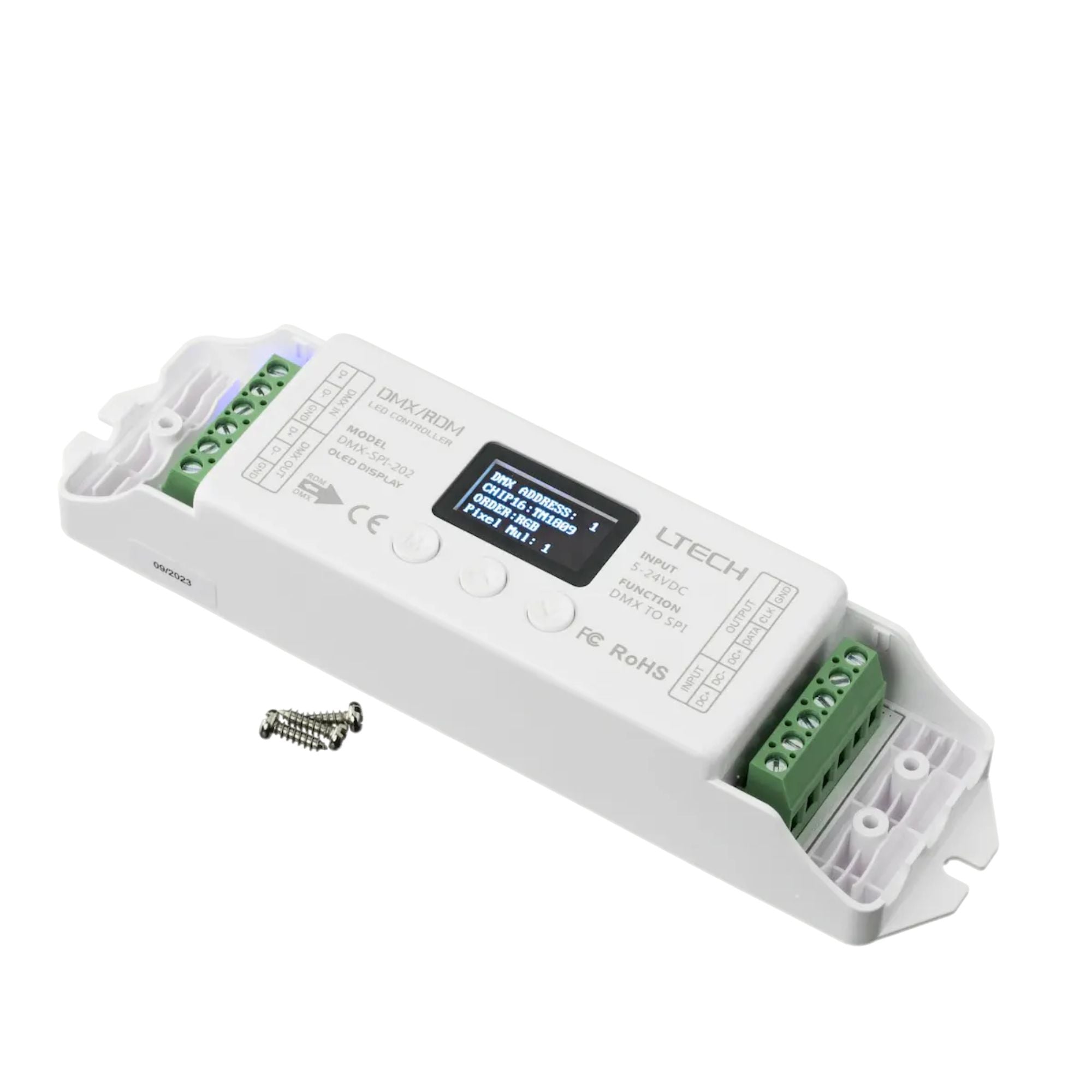 American Lighting DEC-DMX-SPI Decoder for Pixel Tape & Neon, 5-24V DC, 510 RGB / 512 RGBW Channels