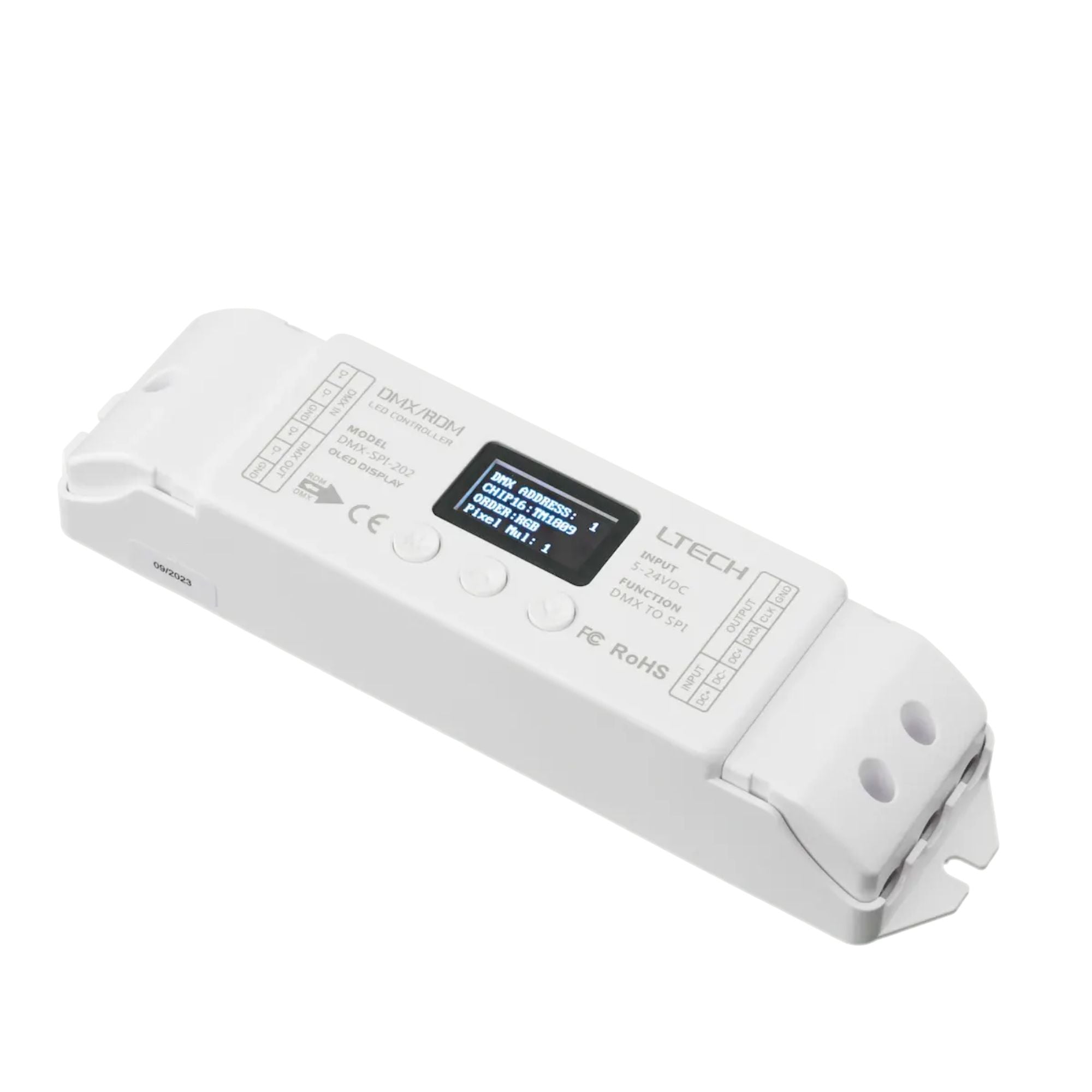 American Lighting DEC-DMX-SPI Decoder for Pixel Tape & Neon, 5-24V DC, 510 RGB / 512 RGBW Channels