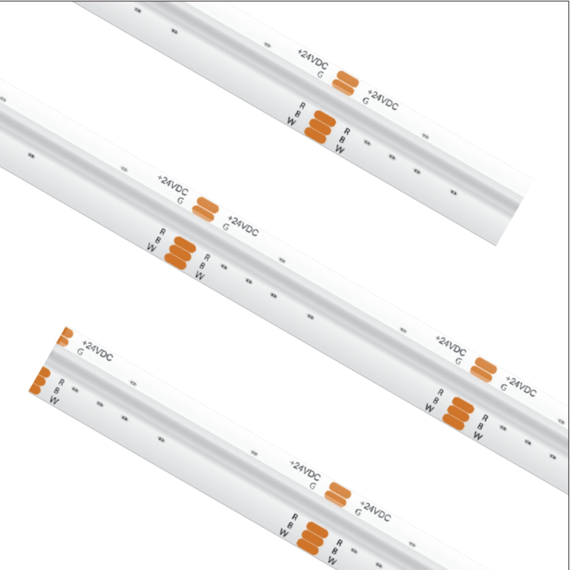 Trulux, 16.4ft, COB Tape Light, RGBW, 200Lm/ft, 24V