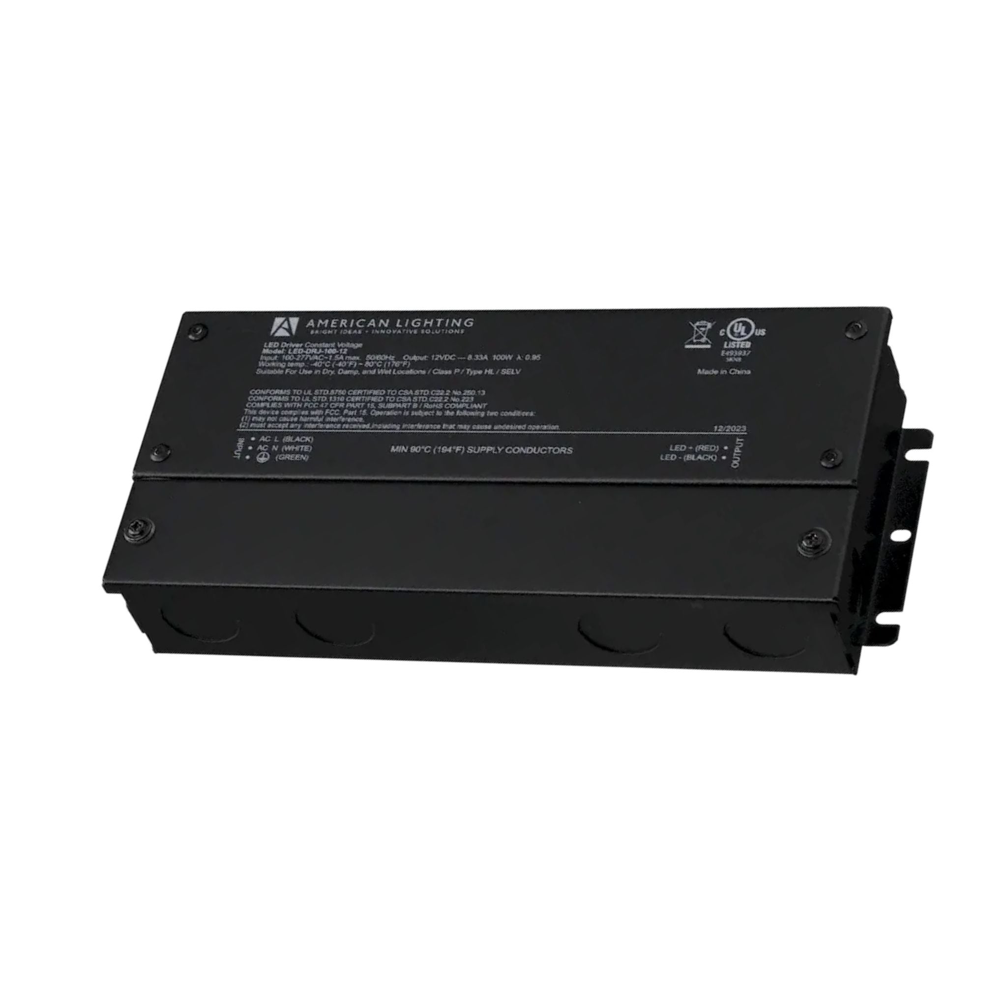 American Lighting LED-DRJ Series LED Driver | Non-Dimmable, Wet Rated