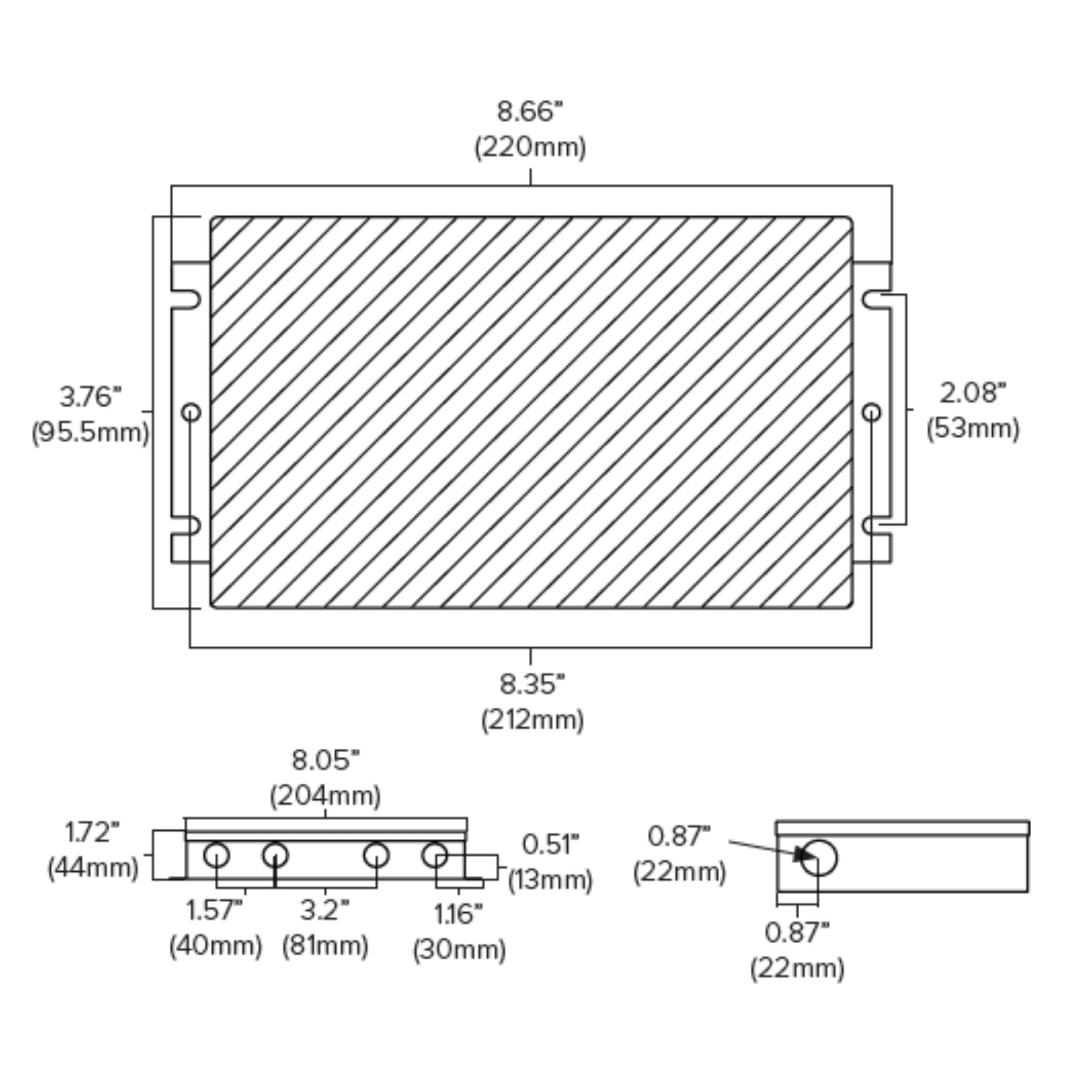 American Lighting LED-DRJ 96W LED Driver 12V DC - Non-Dimmable, Wet Rated, 120-277V