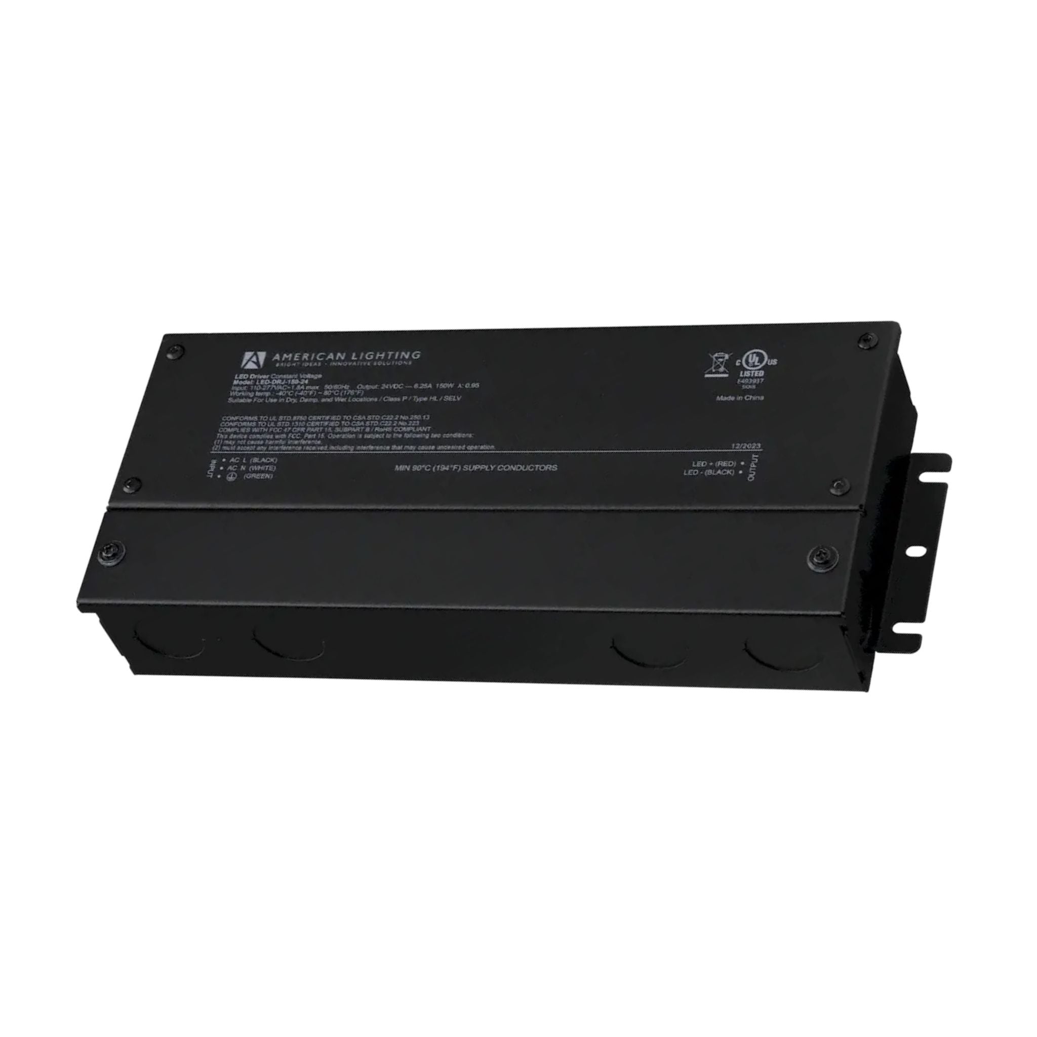 American Lighting LED-DRJ Series LED Driver | Non-Dimmable, Wet Rated