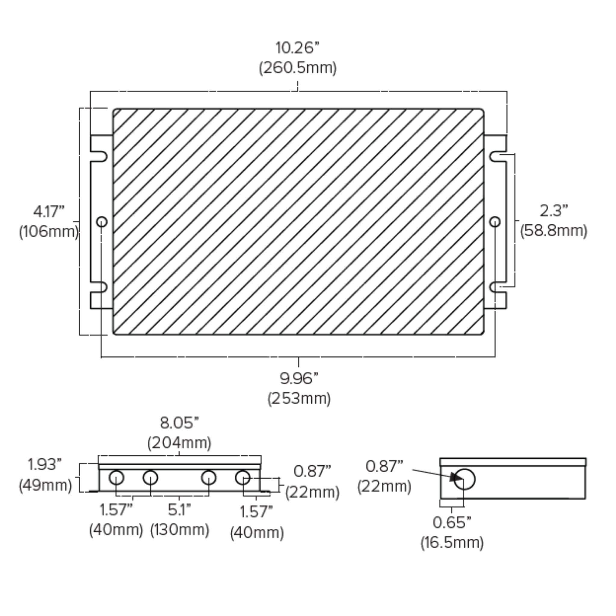 American Lighting LED-DRJ 150W LED Driver 24V Non-Dimming, Wet Rated, Indoor/Outdoor - 120-277V