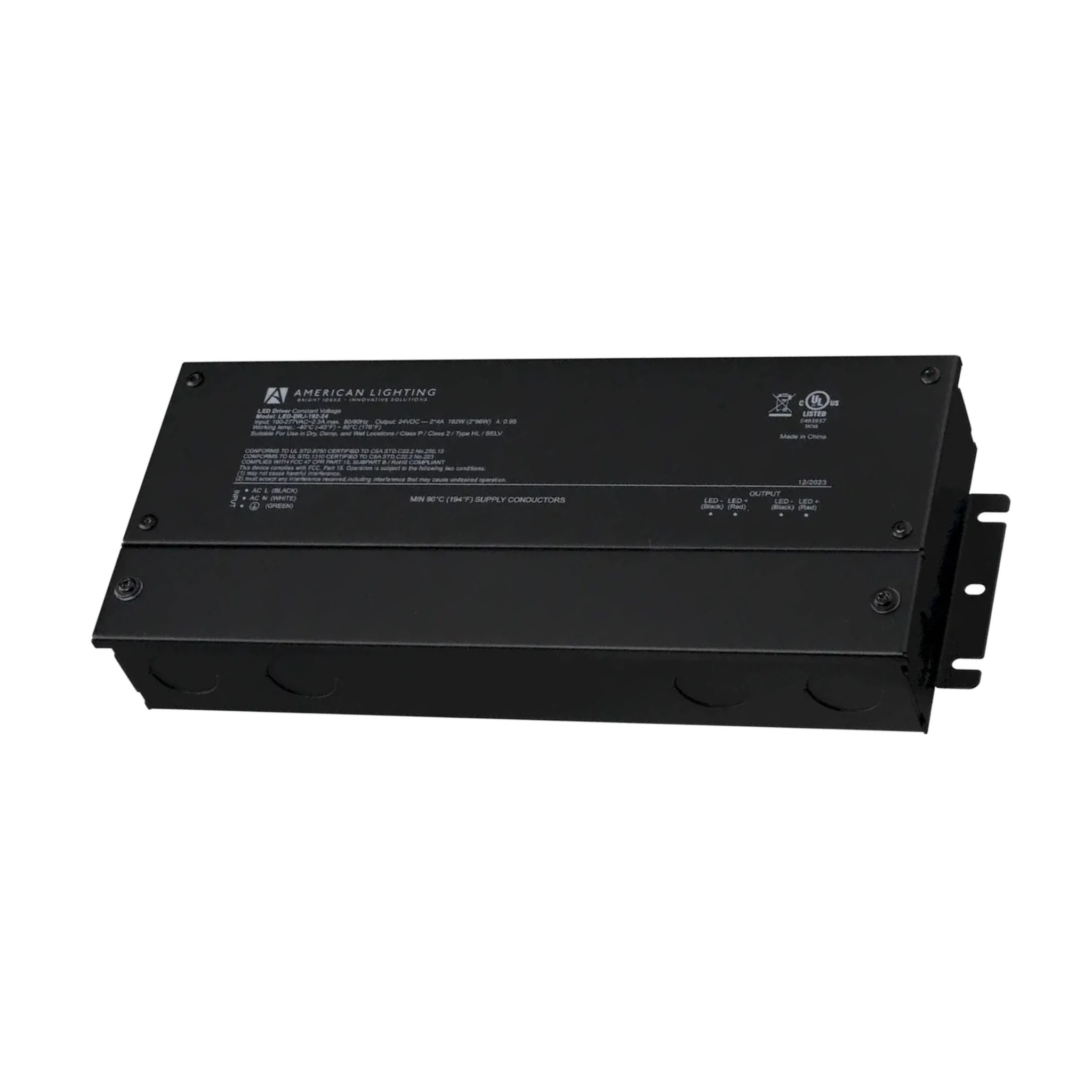 American Lighting LED-DRJ Series LED Driver | Non-Dimmable, Wet Rated