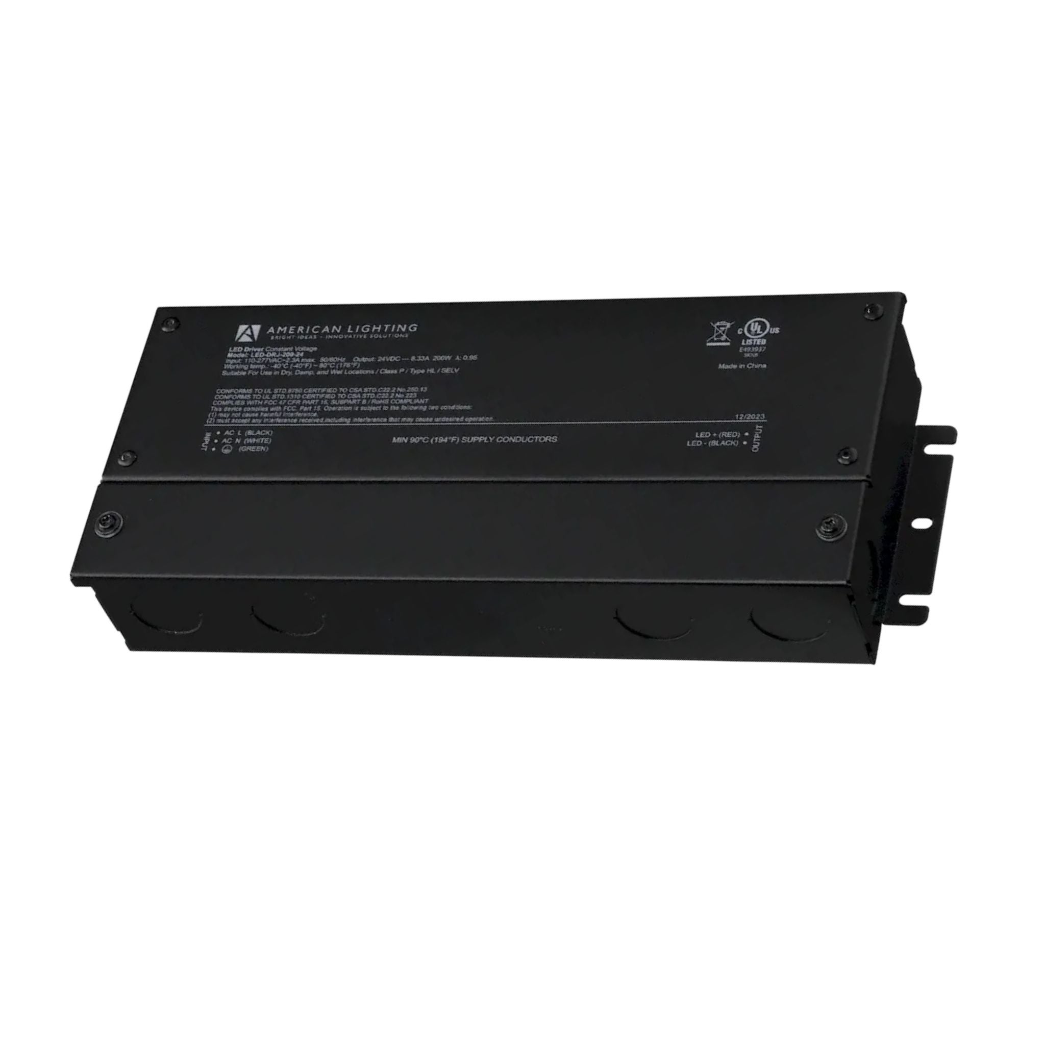 American Lighting LED-DRJ Series LED Driver | Non-Dimmable, Wet Rated