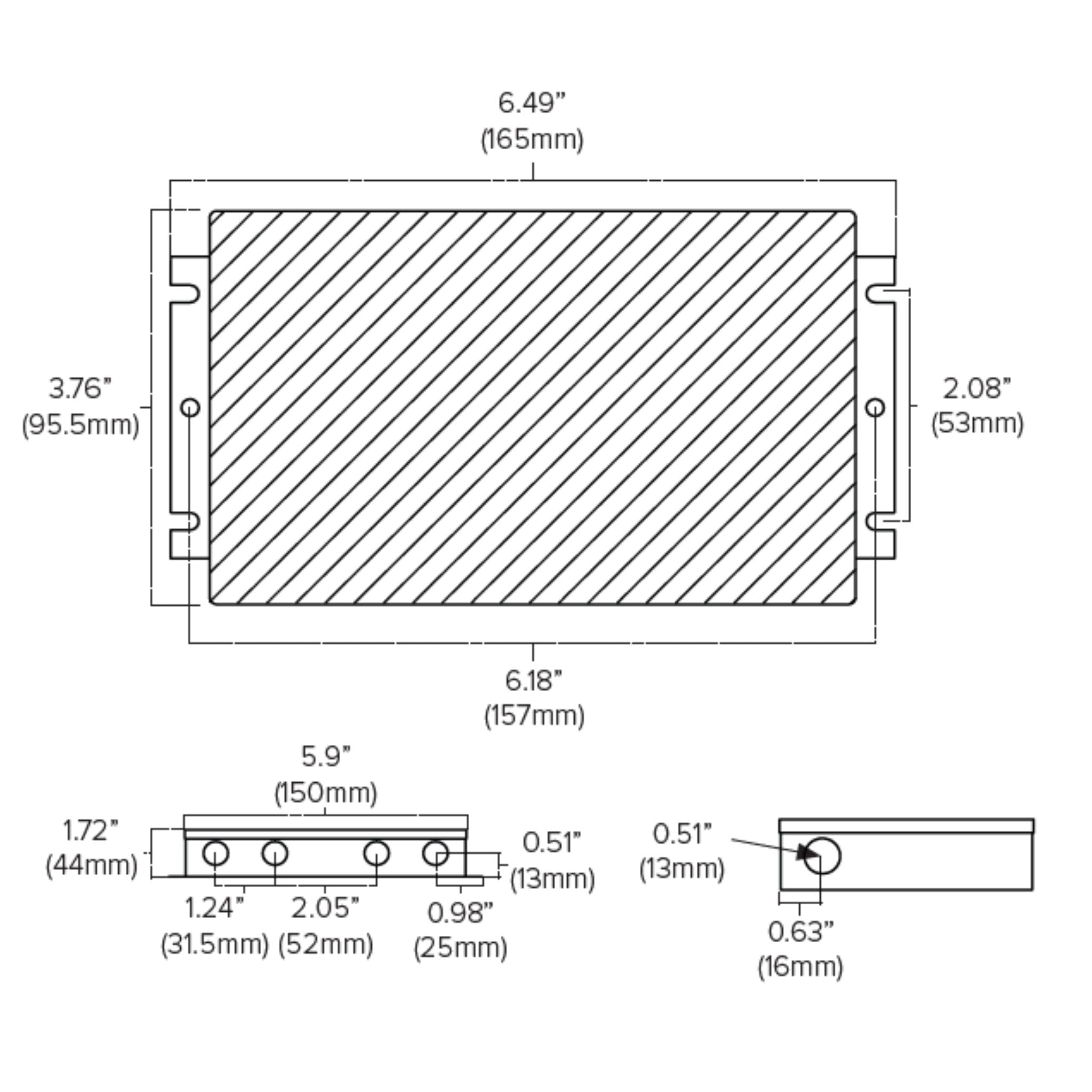 American Lighting LED-DRJ 30W LED Driver 12V DC - Non-Dimmable, Integrated Junction Box - 120-277V