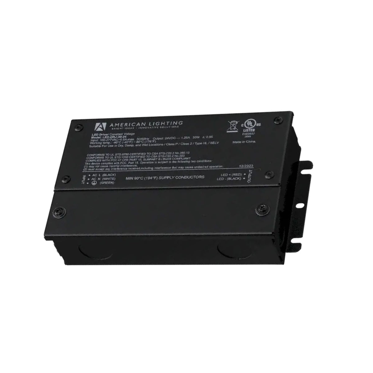 American Lighting LED-DRJ Series LED Driver | Non-Dimmable, Wet Rated