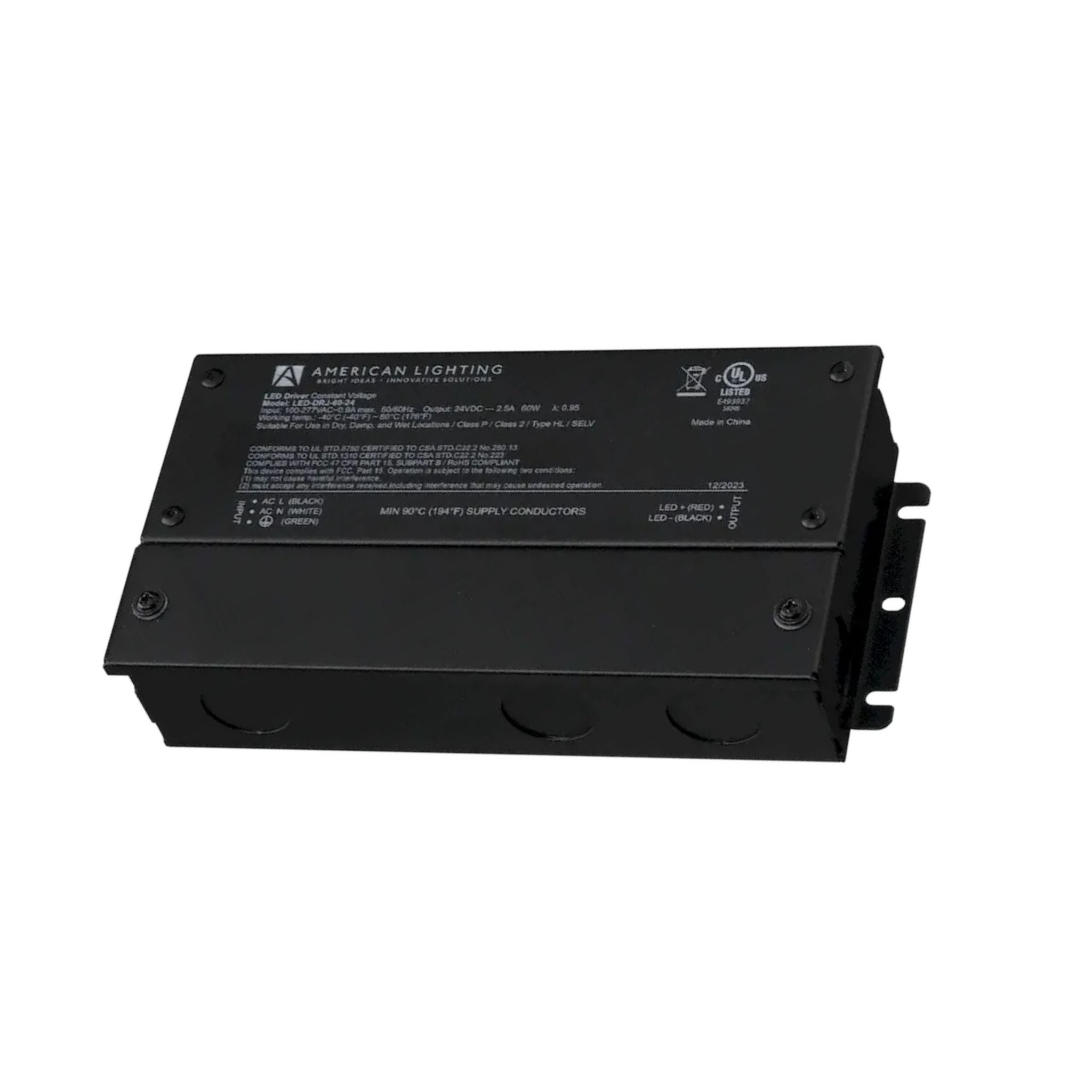 American Lighting LED-DRJ Series LED Driver | Non-Dimmable, Wet Rated