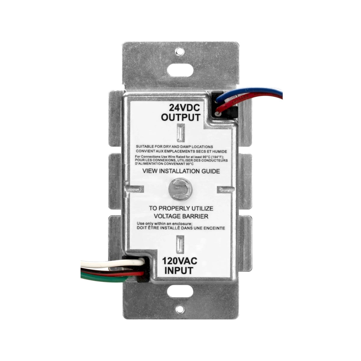 American Lighting Navi Dim 96W 24VDC LED Driver and In-Wall Dimmer, White