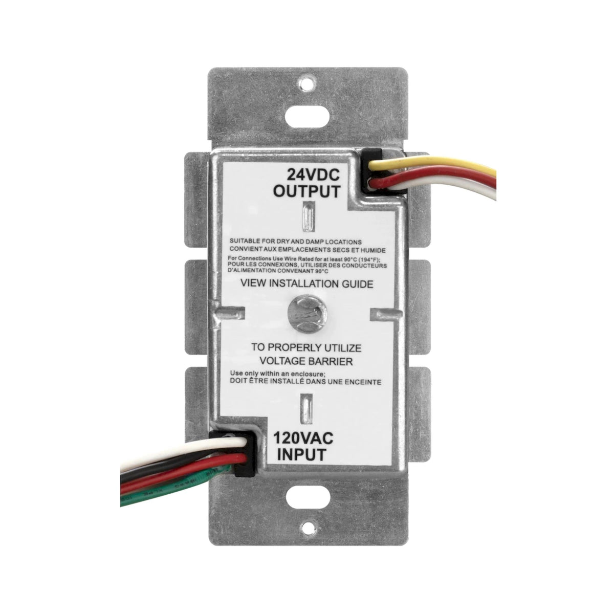 American Lighting Navi CCT 96W 24VDC LED Driver In-Wall Dimmer and CCT Control, Almond