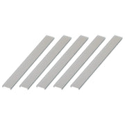 Five-pack frosted polycarbonate lens covers, rectangular light-diffuser strips