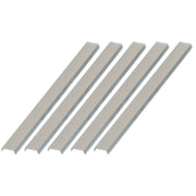 Five-pack frosted polycarbonate mini light lenses, rectangular strips