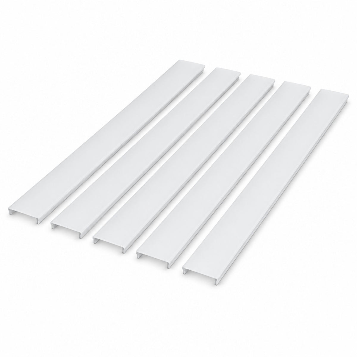 American Lighting Verge frosted lens panels, 5-pack, white translucent strips