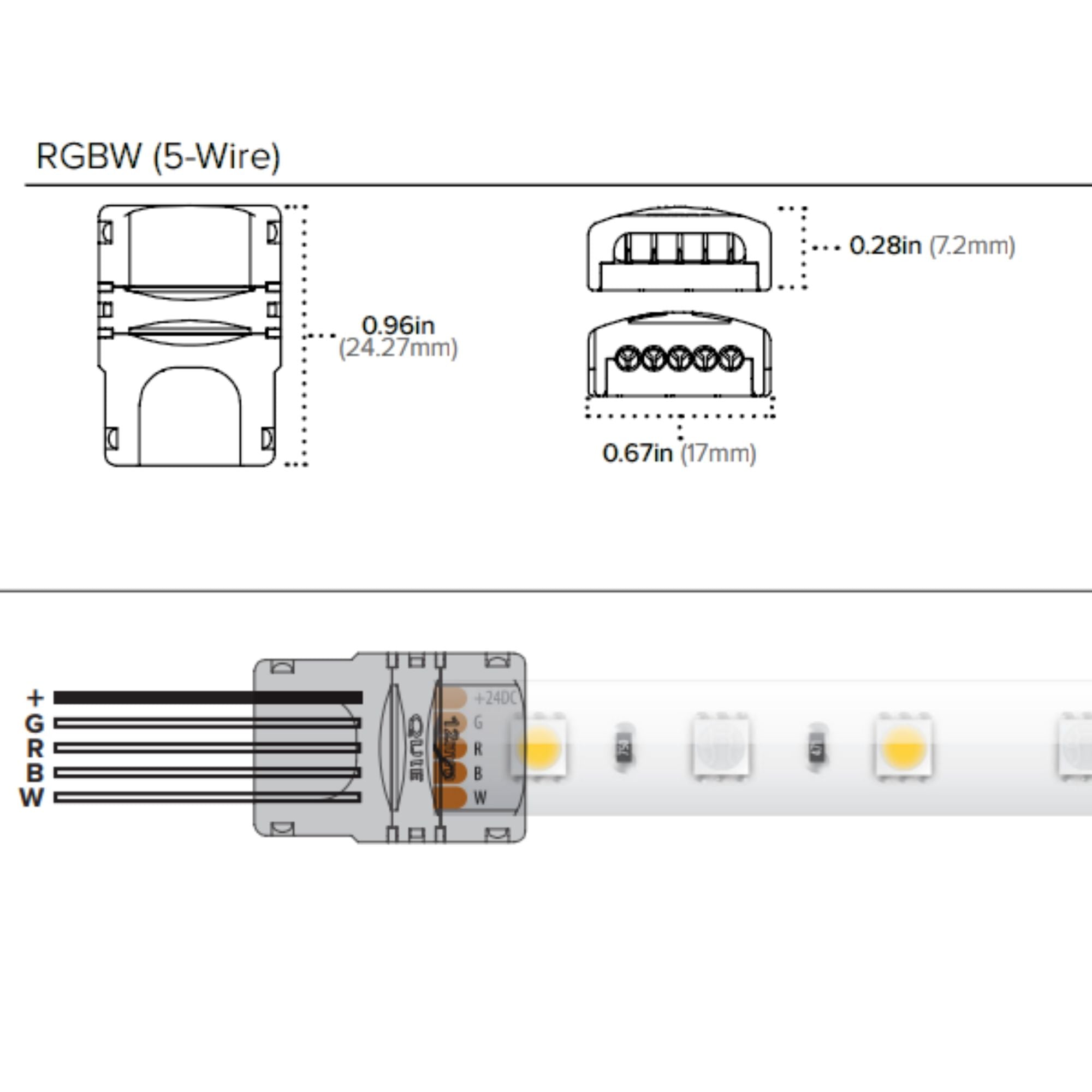 American Lighting - Trulux RGBW 24in HD Jumper Cable | Bees Lighting