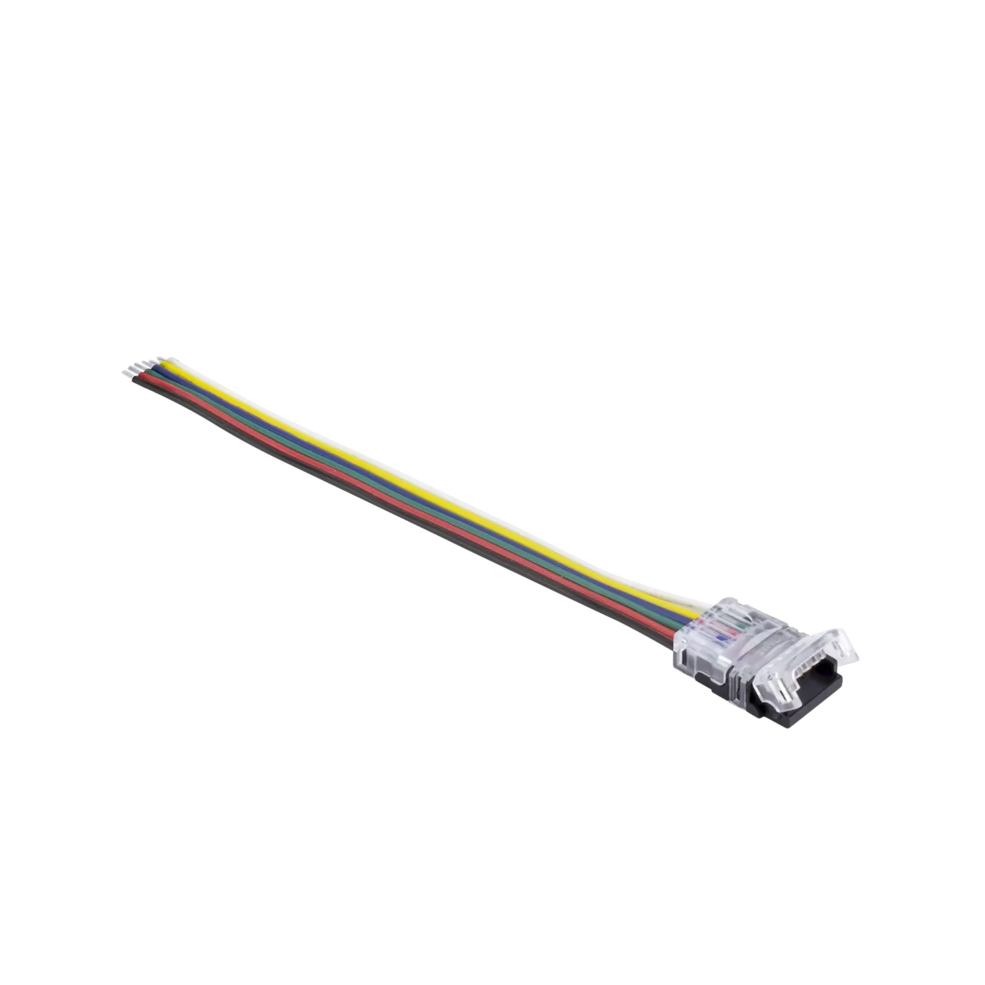 American Lighting Trulux 6 ft Power Feed Connector for COB RGBTW Tape Light, 24V