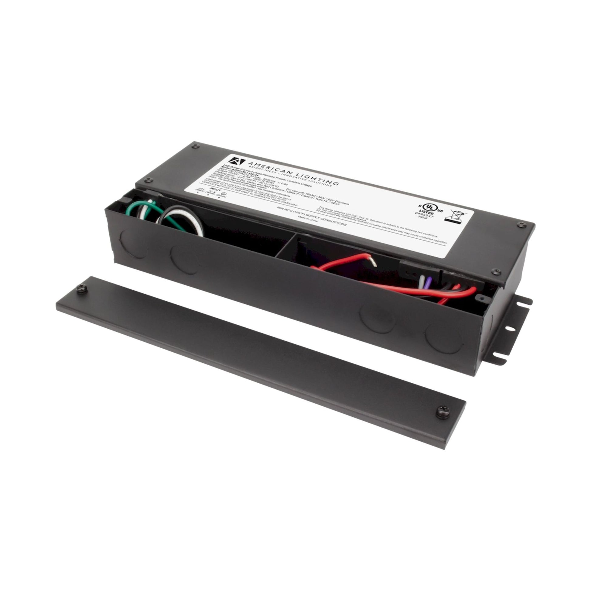 Adaptive 192 Watts, 24VDC LED Driver, ELV, MLV and Triac Dimming, Class 2, 120-277V - Bees Lighting