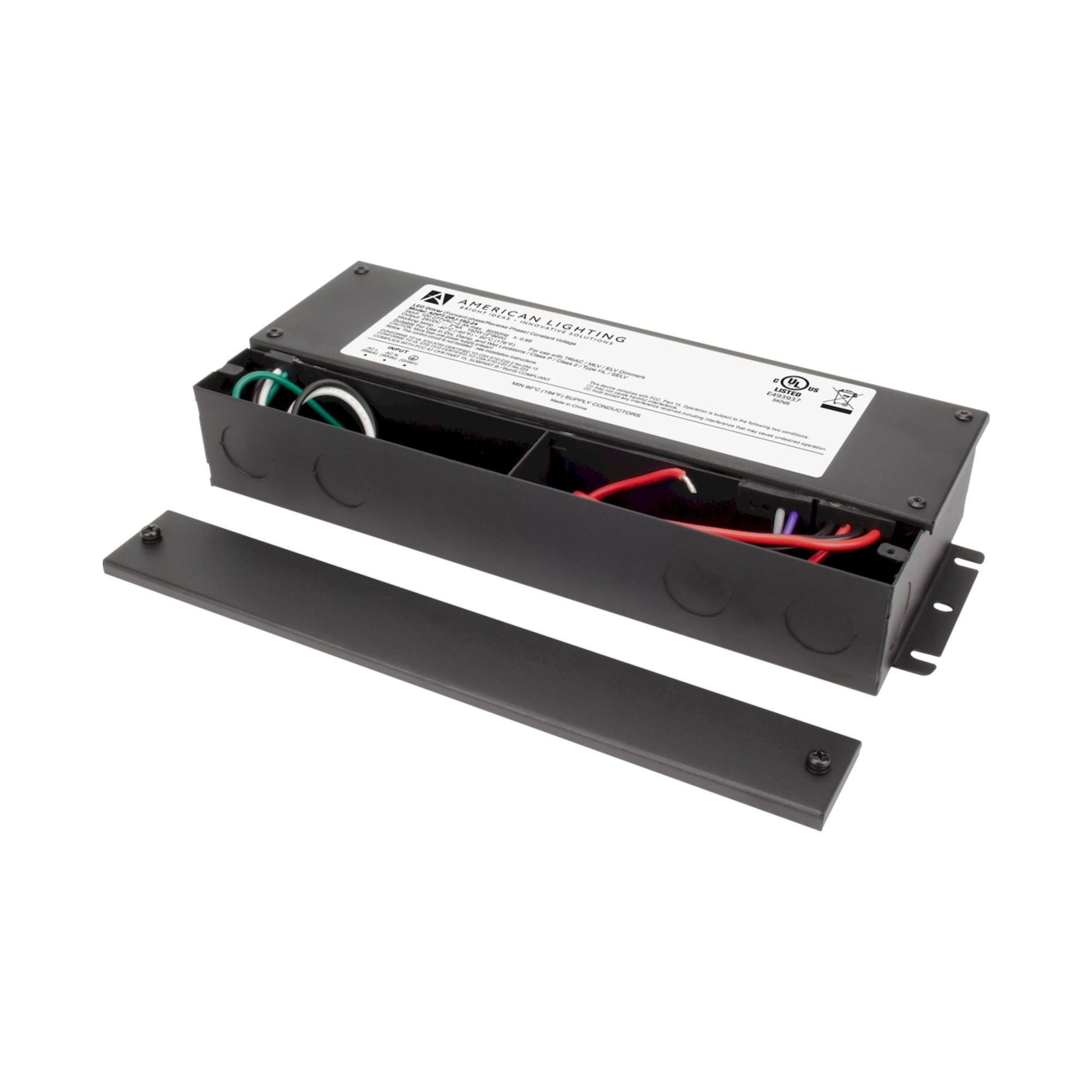 Adaptive 192 Watts, 24VDC LED Driver, ELV, MLV and Triac Dimming, Class 2, 120-277V - Bees Lighting