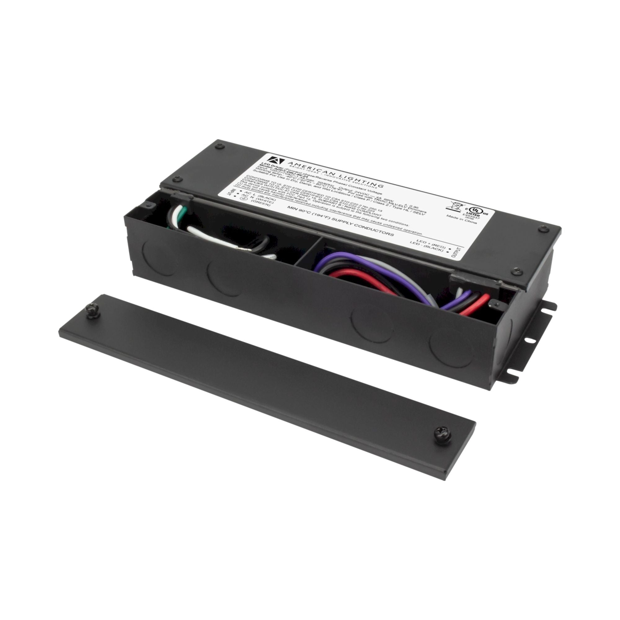 Adaptive 96 Watts, 24VDC LED Driver, ELV, MLV and Triac Dimming, Class 2, 120-277V - Bees Lighting