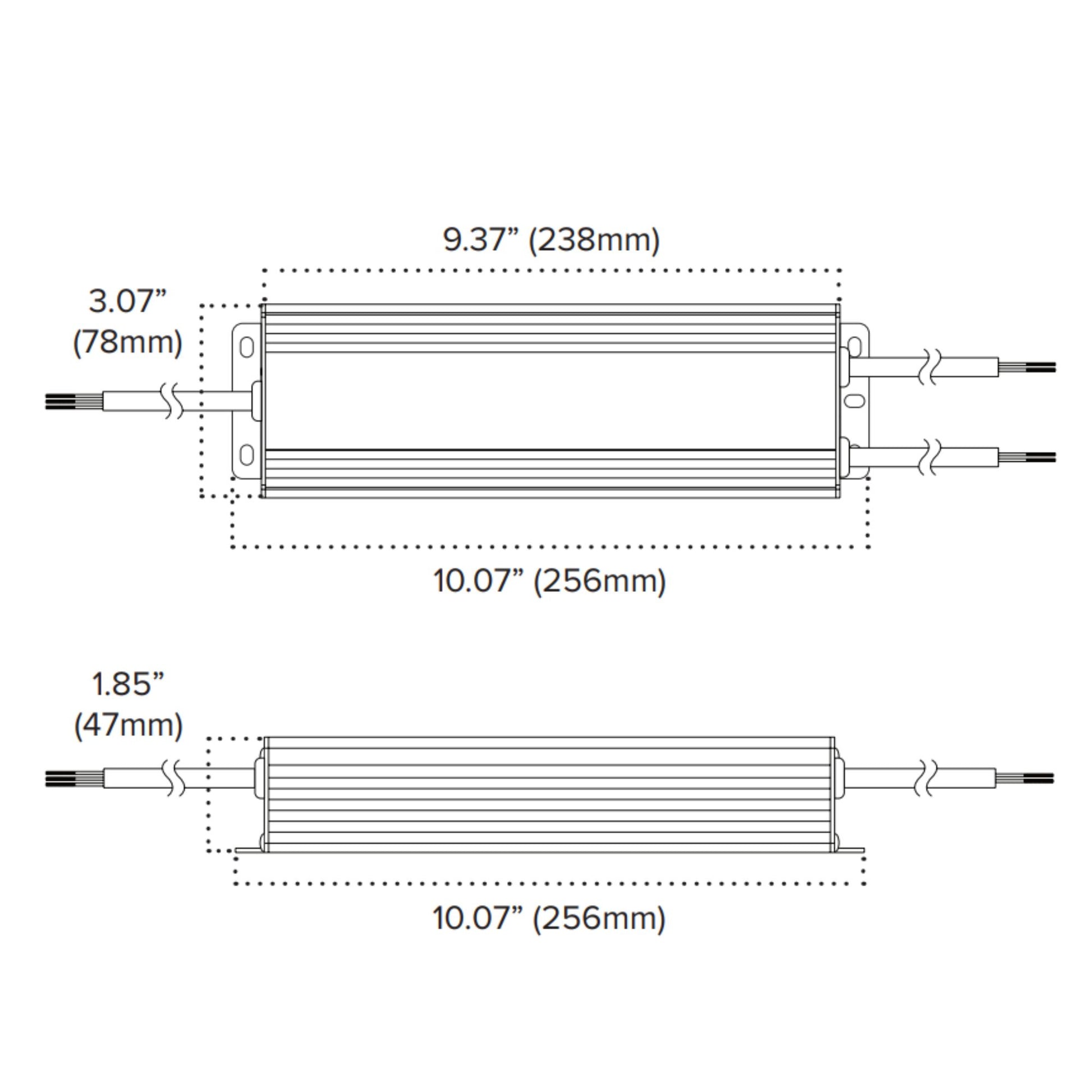 Adaptive Pro 200 Watts, 24VDC LED Driver, ELV, MLV, TRIAC, 0-10V Dimming, 100-277V - Bees Lighting