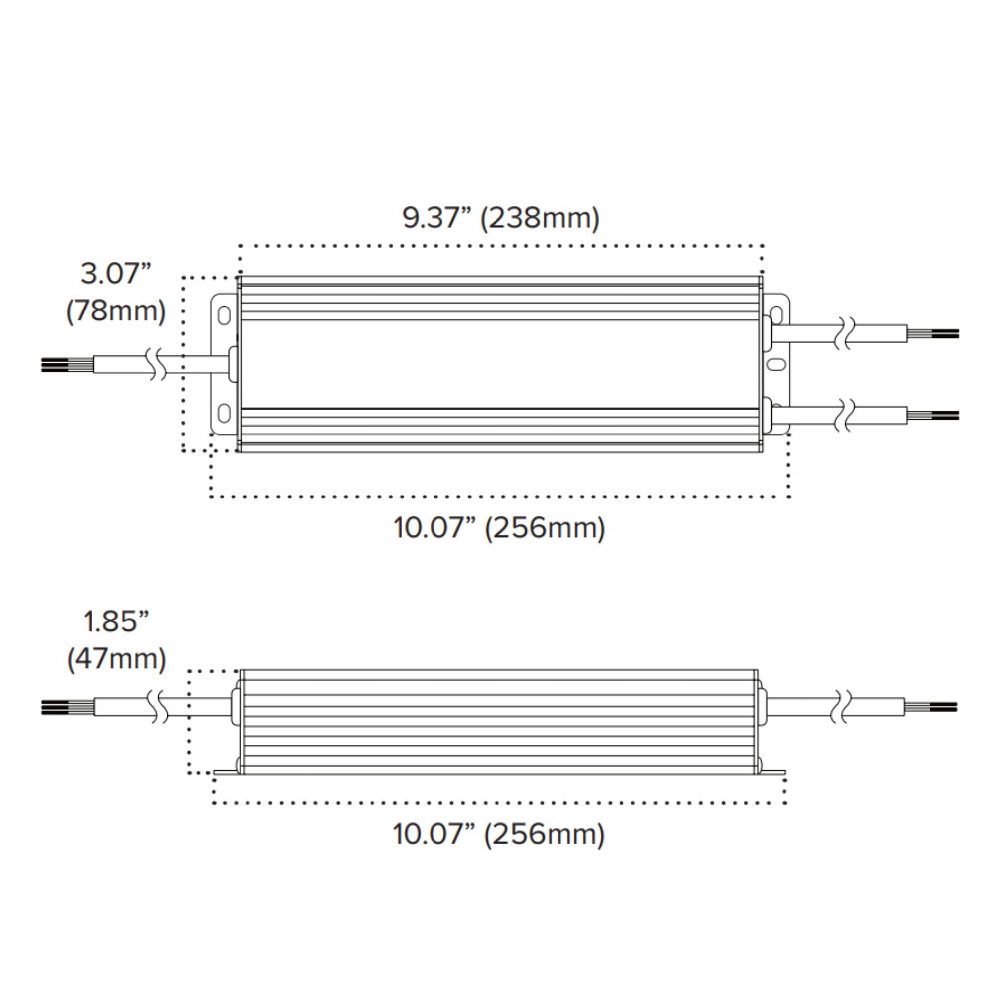 Adaptive Pro 200 Watts, 24VDC LED Driver, ELV, MLV, TRIAC, 0-10V Dimming, 100-277V - Bees Lighting