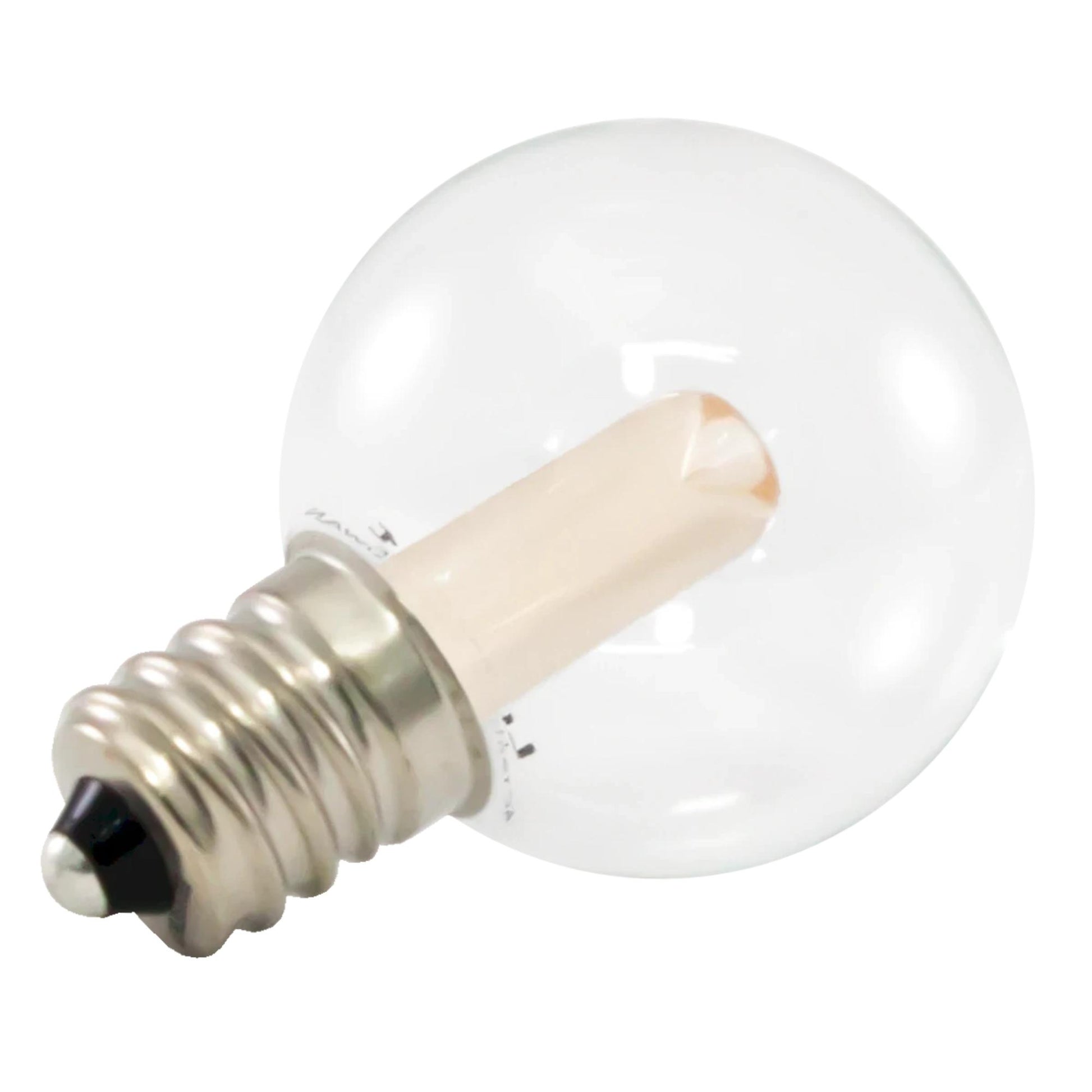 Pro Deco G30 LED Lamp, 0.5W, 2700K, E12 Candelabra Base, Box of 25 - Bees Lighting