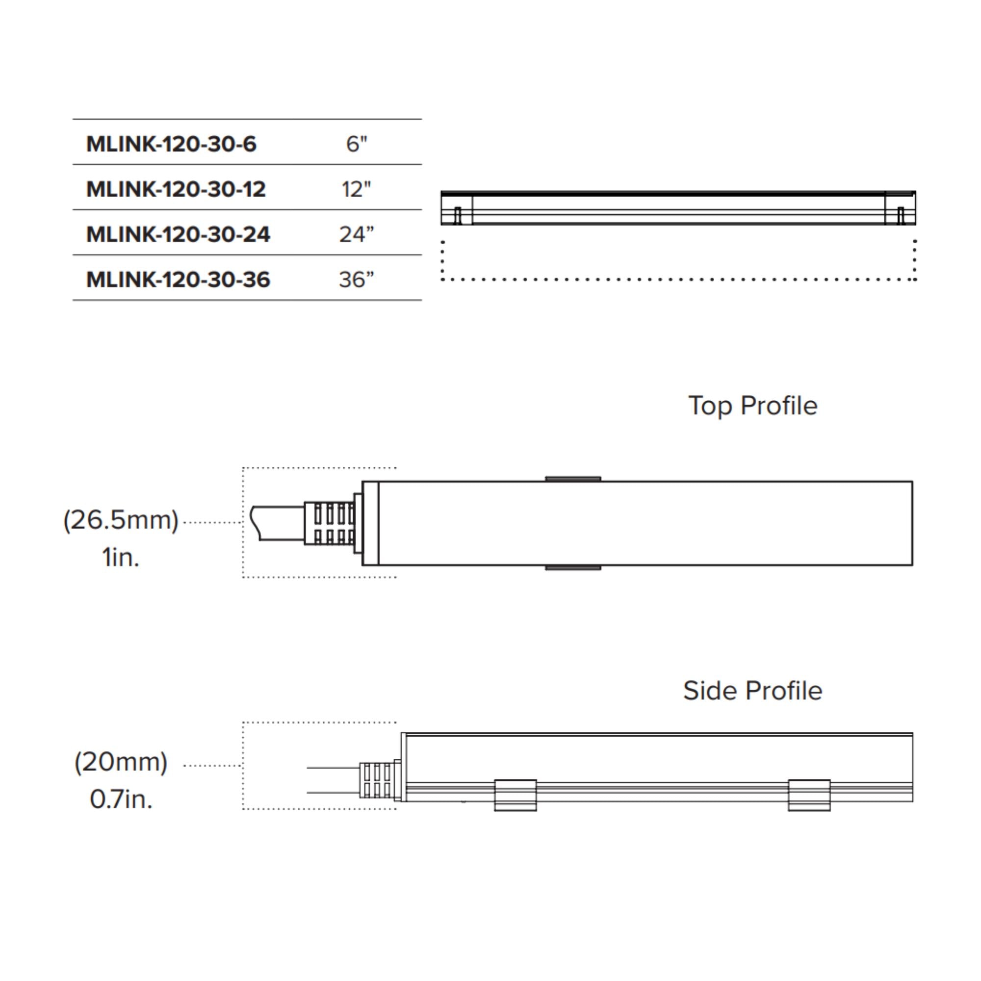Microlink 120V LED Linear Strip Light, 36" 859 Lumens, 3000K | Cove & Undercabinet - Bees Lighting