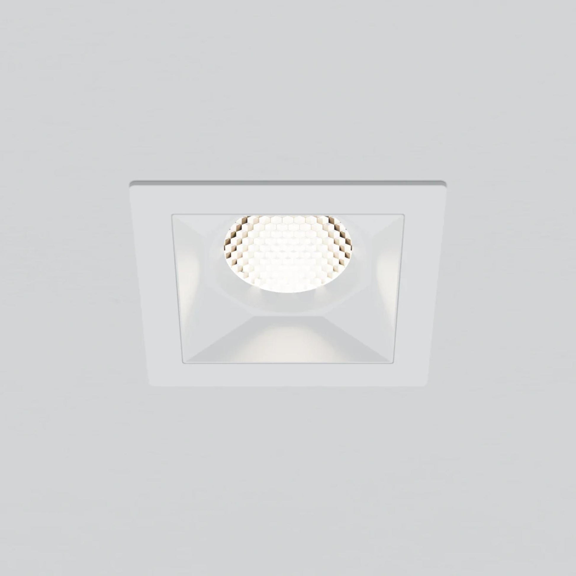 Rhyme 3" Square Trimless LED Downlight, 15W, 1520 Lm, 5-CCT, White - Bees Lighting