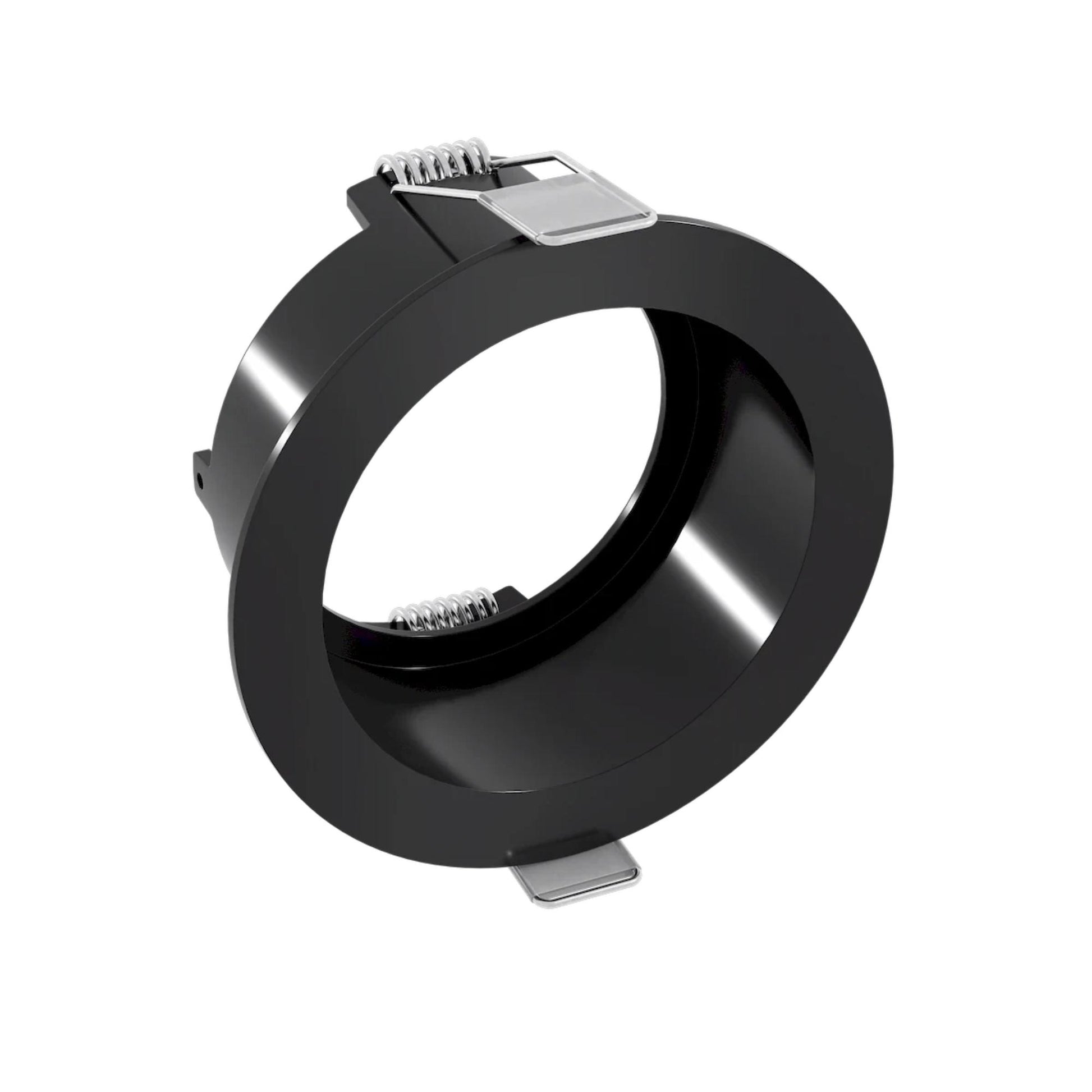 Rhyme 3" Round Gimbal Trimless LED Downlight, 12W, 1190 Lm, 5-CCT, Black - Bees Lighting