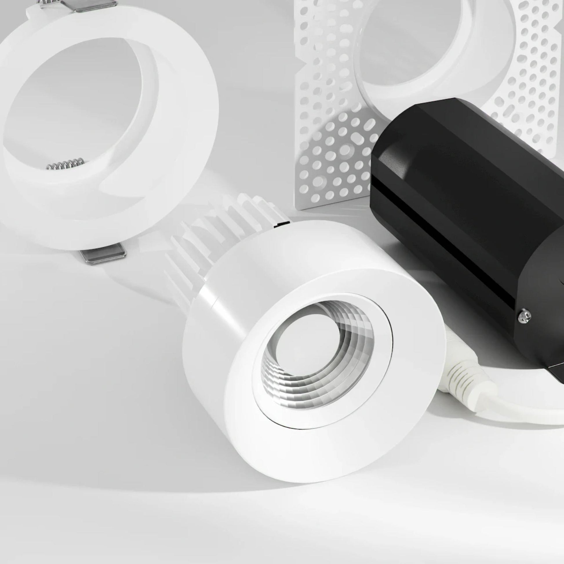 Rhyme 3" Round Gimbal Trimless LED Downlight - Bees Lighting