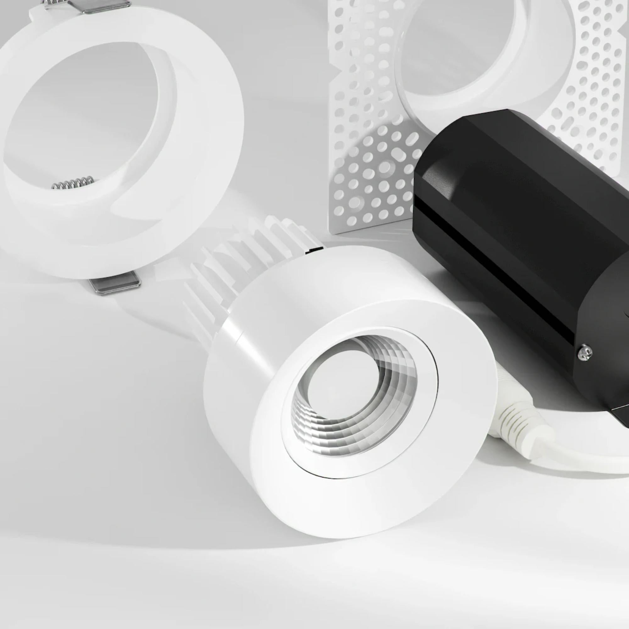 Rhyme 3" Round Gimbal Trimless LED Downlight - Bees Lighting