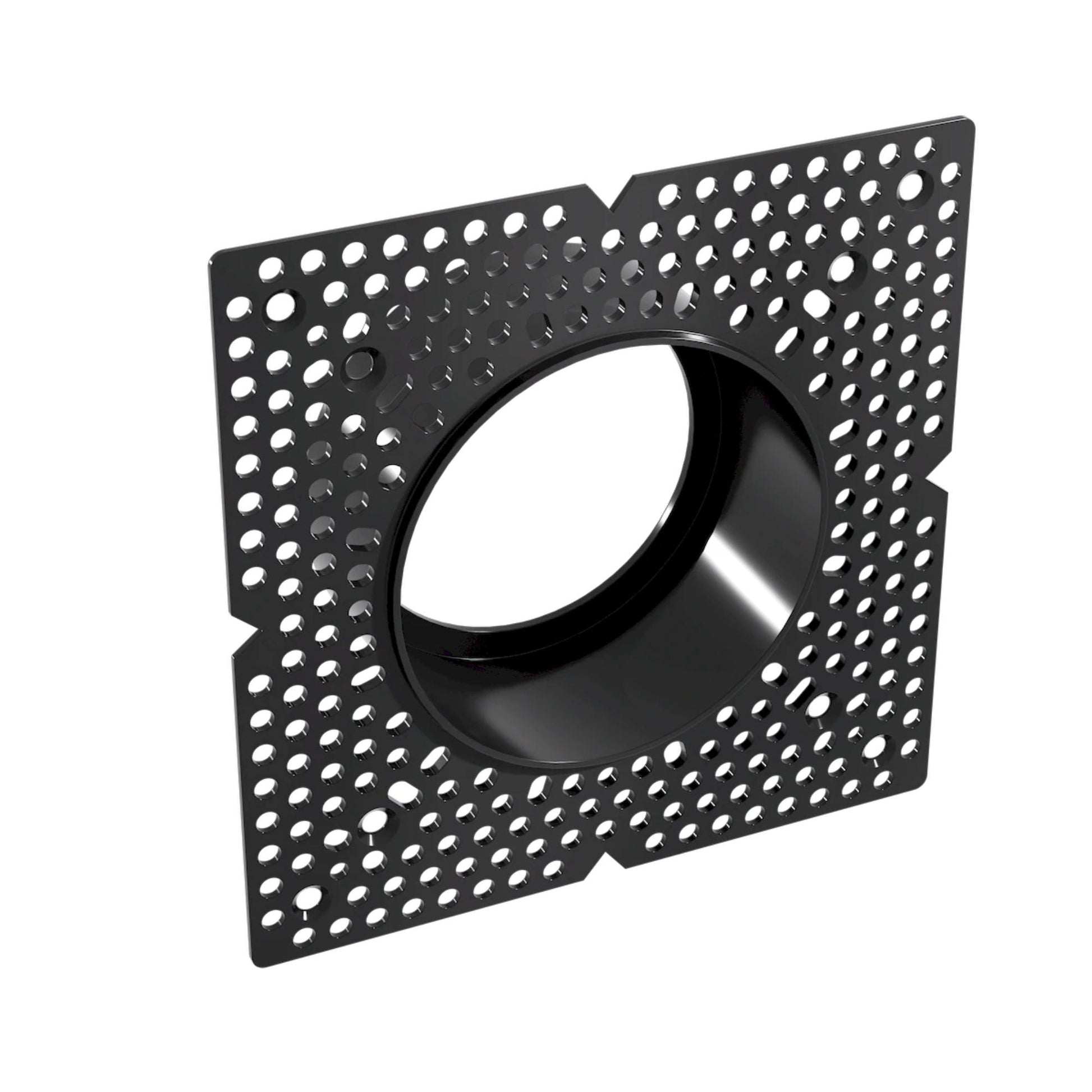 Rhyme 3” Round Adjustable Trimless LED Downlight, 15W, 1150 Lm, 5-CCT, Black - Bees Lighting