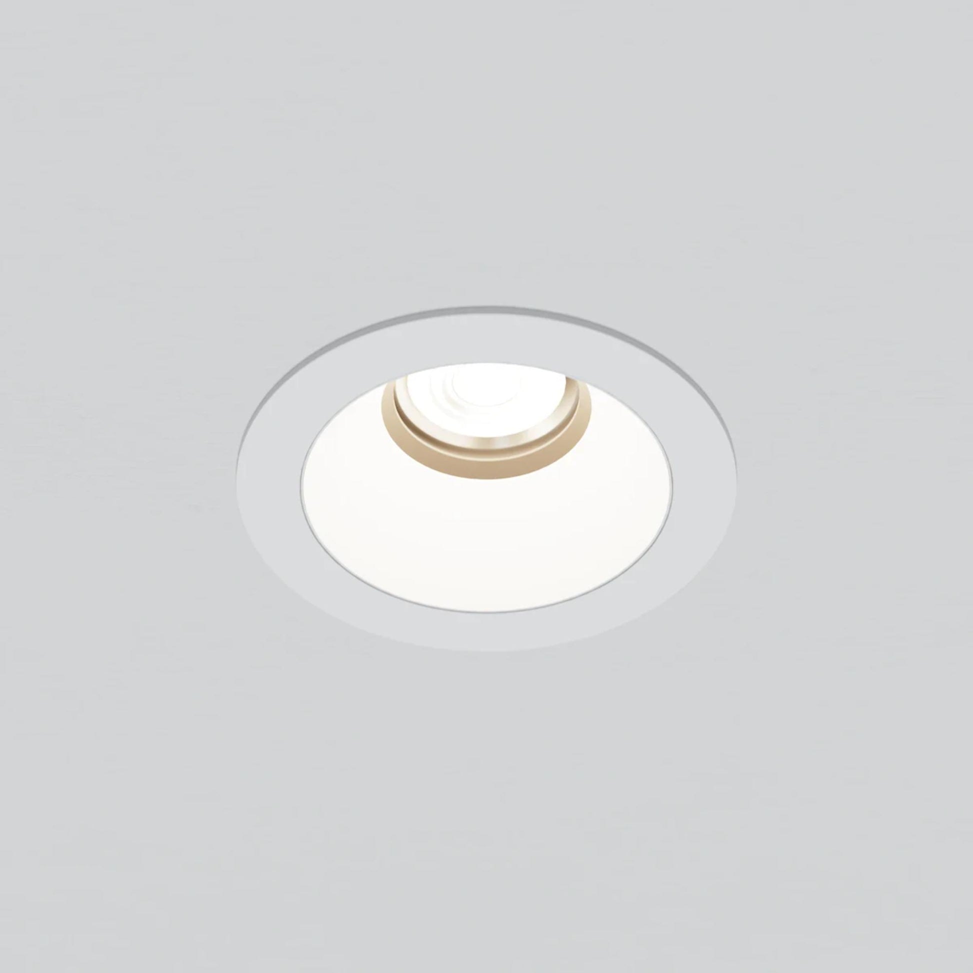 Rhyme 3” Round Adjustable Trimless LED Downlight, 15W, 1160 Lm, 5-CCT, White - Bees Lighting